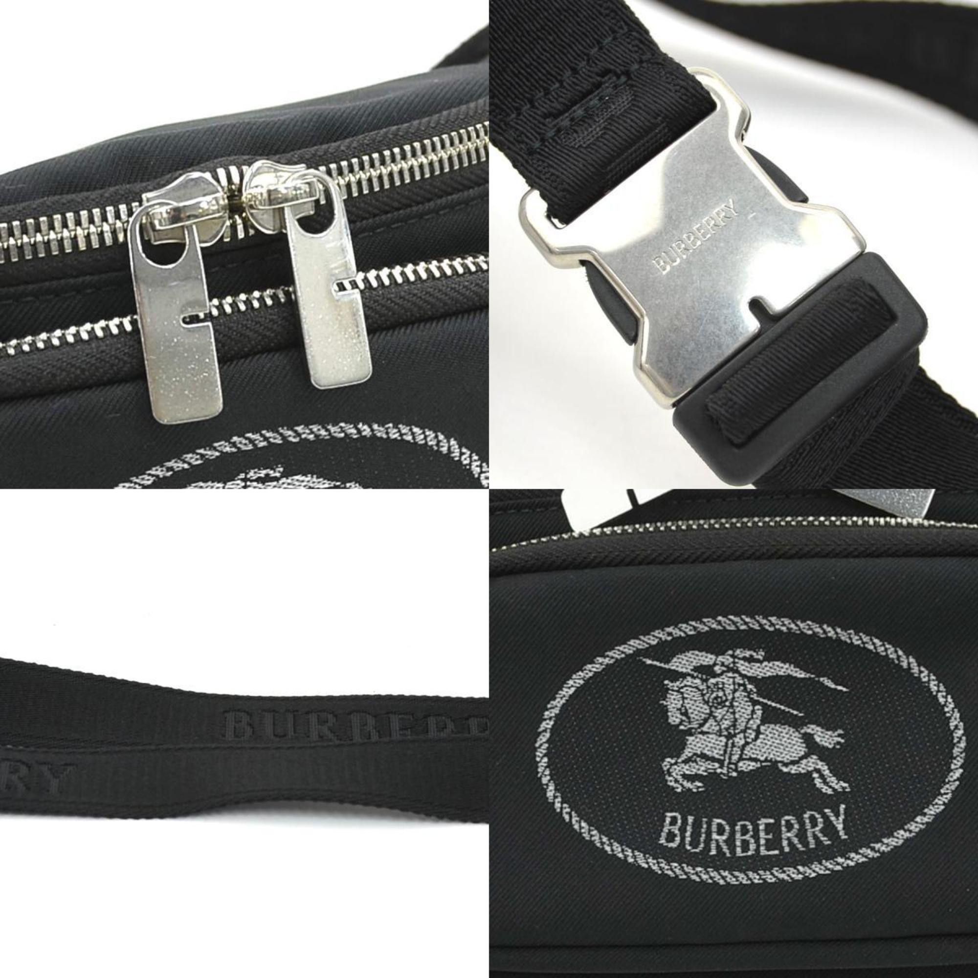 Burberry Burberry Waist Bag, Nylon Canvas, Black, Men's/Women's, H31534G Size ONE SIZE - 4 Thumbnail