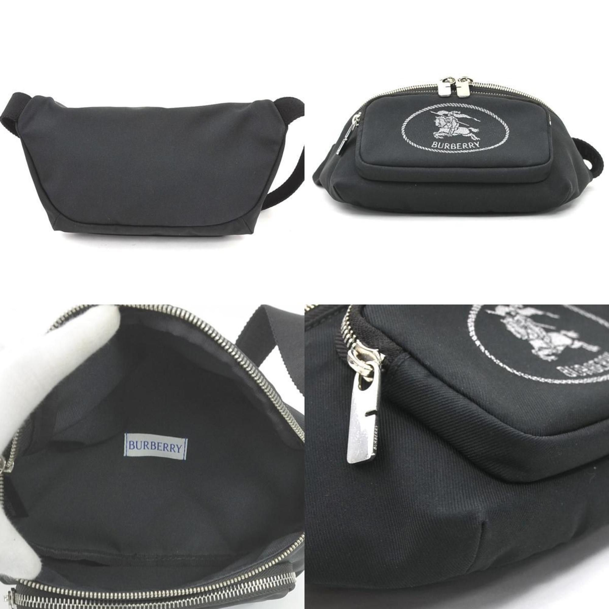 Burberry Burberry Waist Bag, Nylon Canvas, Black, Men's/Women's, H31534G Size ONE SIZE - 3 Thumbnail
