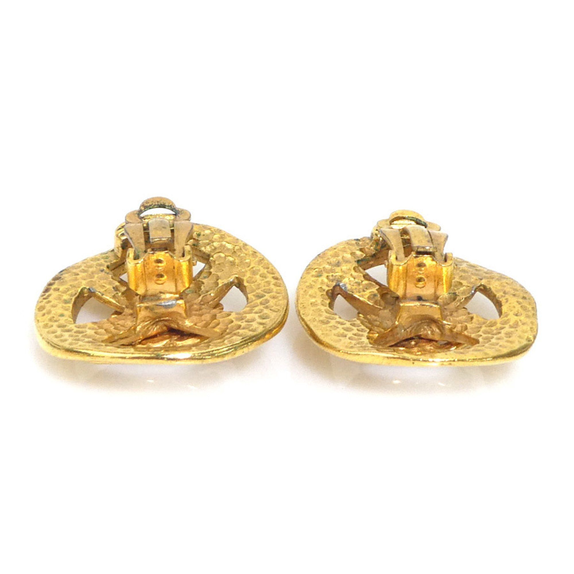 Chanel CHANEL Coco Mark Metal Gold Earrings for Women e60902a Size ONE SIZE - 4 Thumbnail