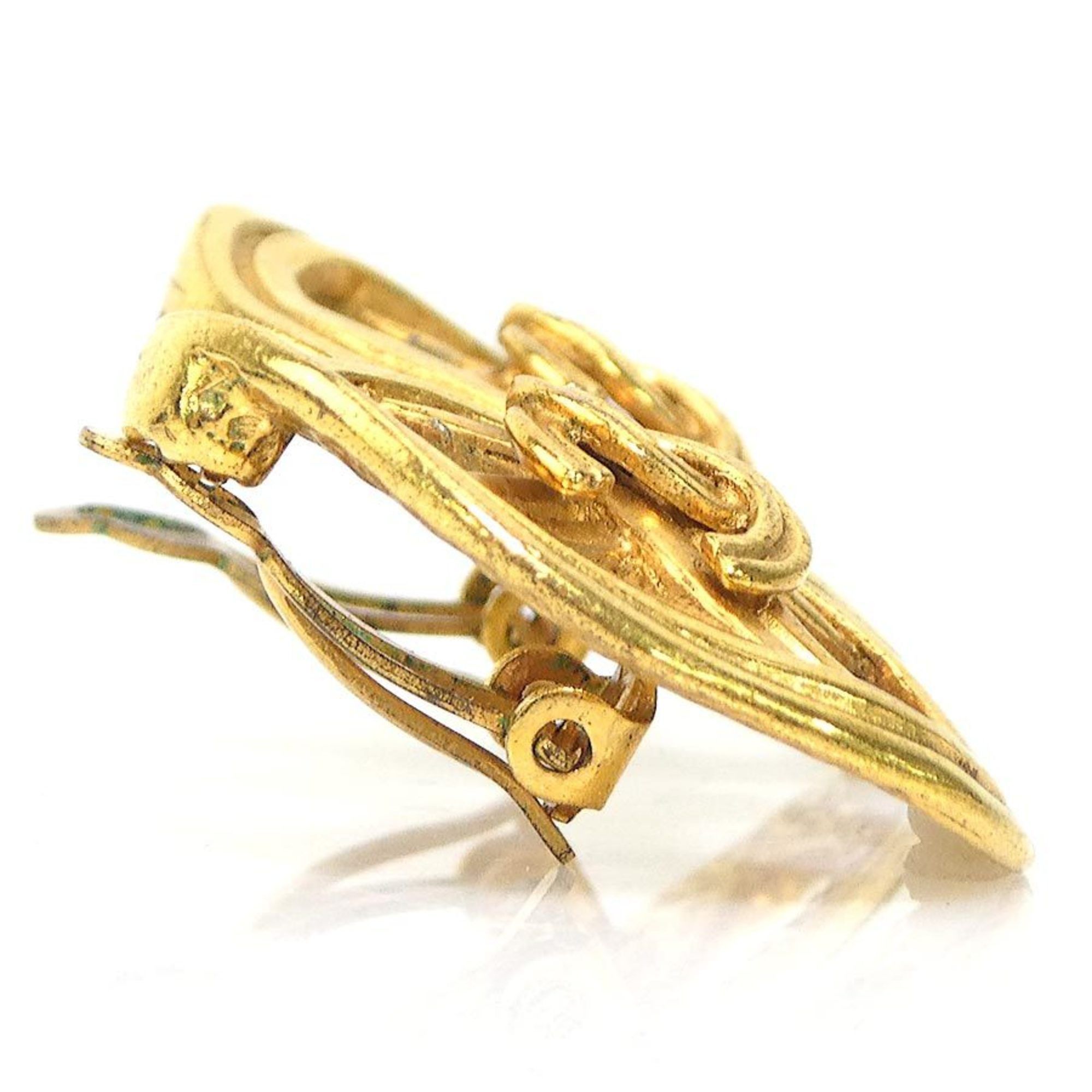 Chanel CHANEL Coco Mark Metal Gold Earrings for Women e60902a Size ONE SIZE - 2 Thumbnail