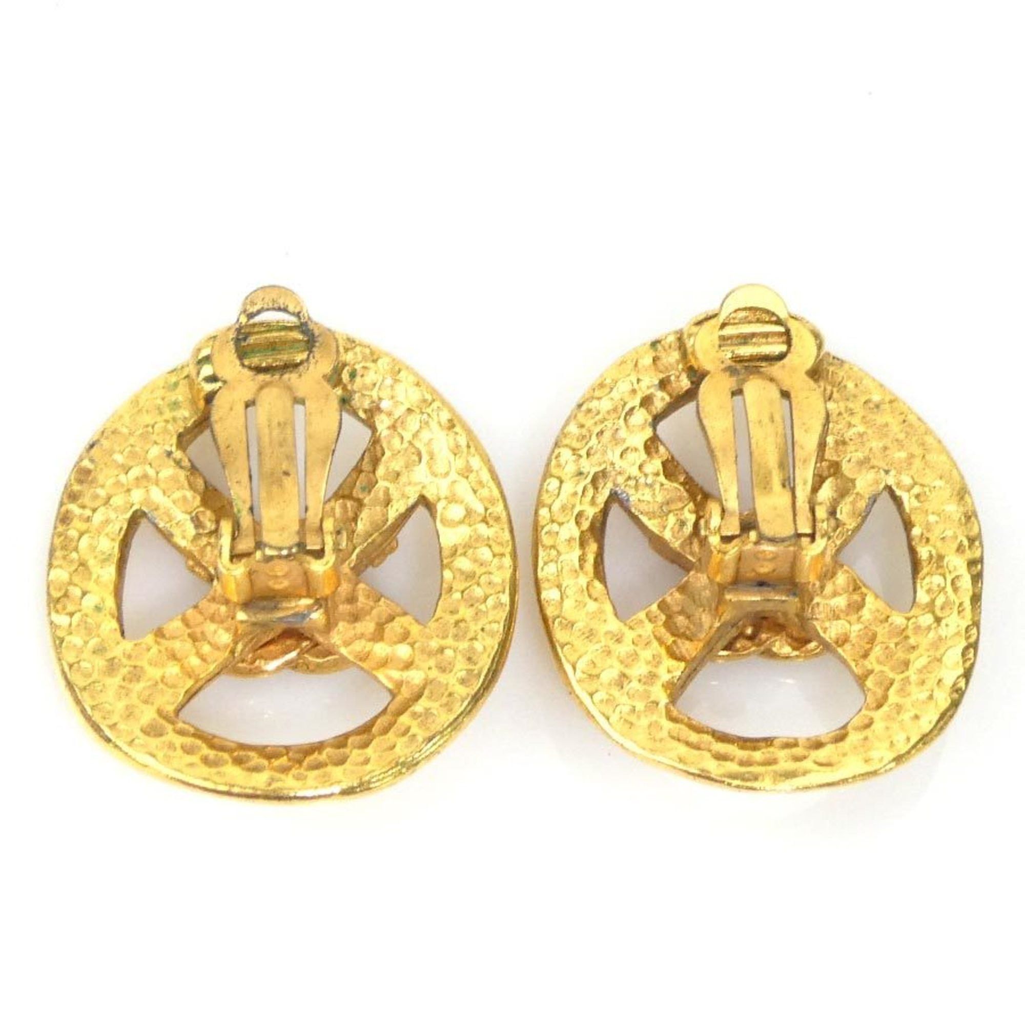 Chanel CHANEL Coco Mark Metal Gold Earrings for Women e60902a Size ONE SIZE - 3 Thumbnail