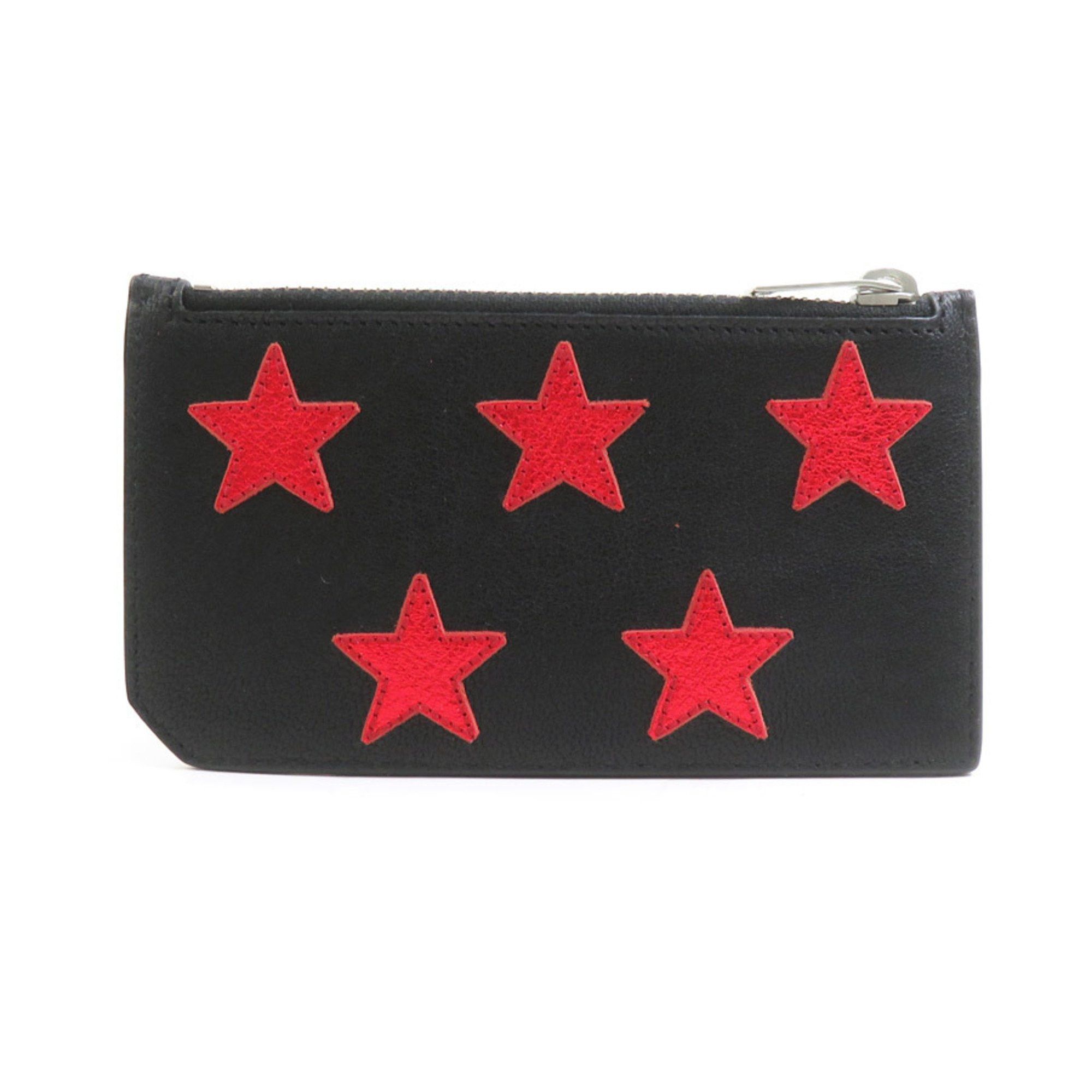 Saint Laurent Paris Saint Laurent wallet/coin case in black and red leather for men women, 417751 h31540k Size ONE SIZE - 2 Thumbnail