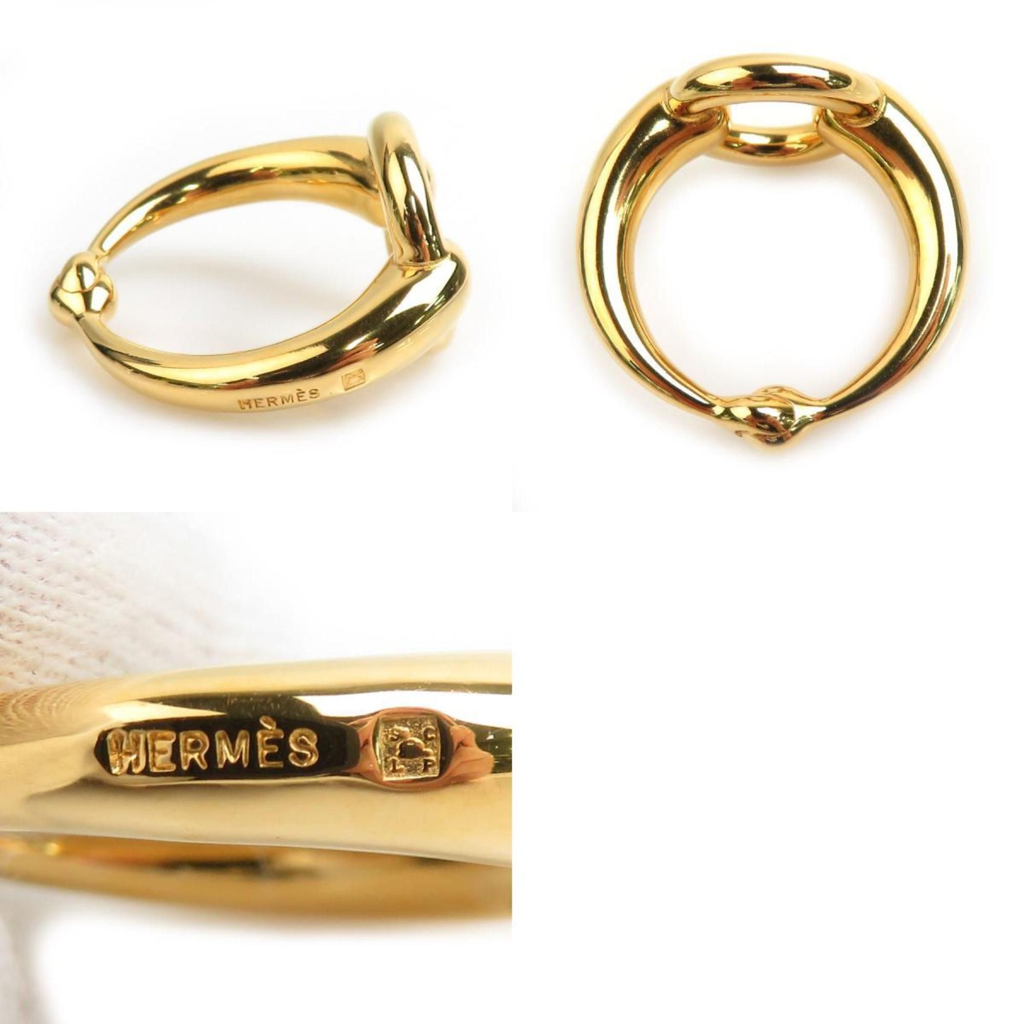 Hermes Hermes scarf ring, metal, gold, women's, e60906a Size ONE SIZE - 5 Thumbnail