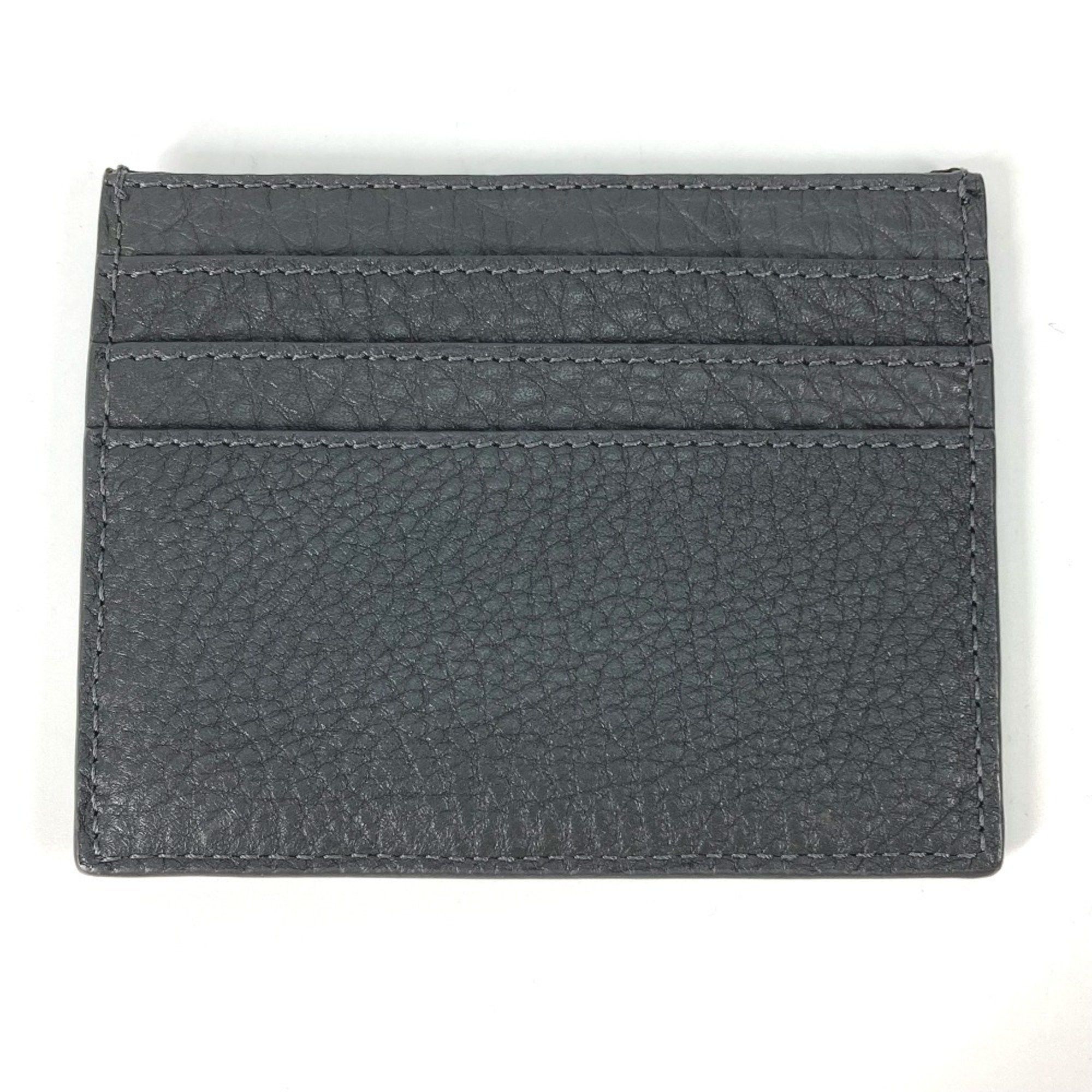 Fendi FENDI 7M0164 Logo Two-Tone Business Card Case, Pass Leather, Men's, Gray Size ONE SIZE - 2 Thumbnail
