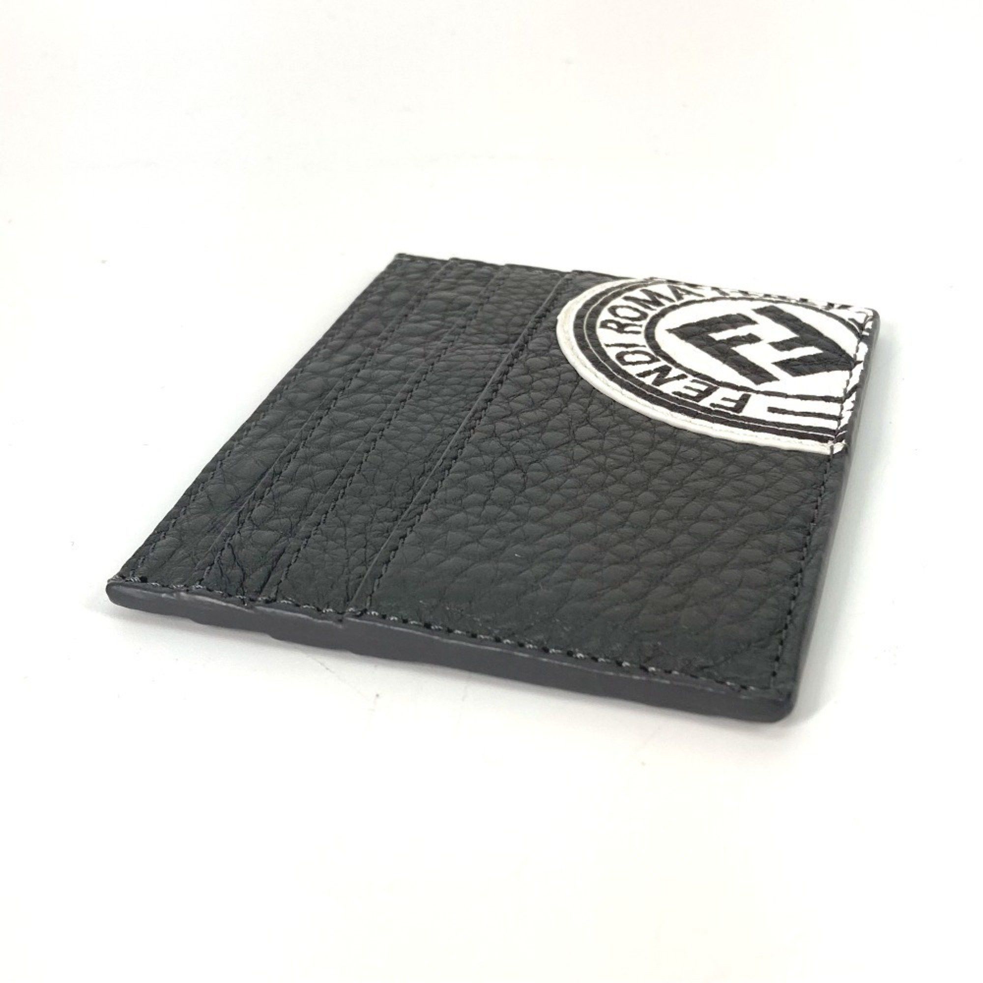 Fendi FENDI 7M0164 Logo Two-Tone Business Card Case, Pass Leather, Men's, Gray Size ONE SIZE - 10 Thumbnail