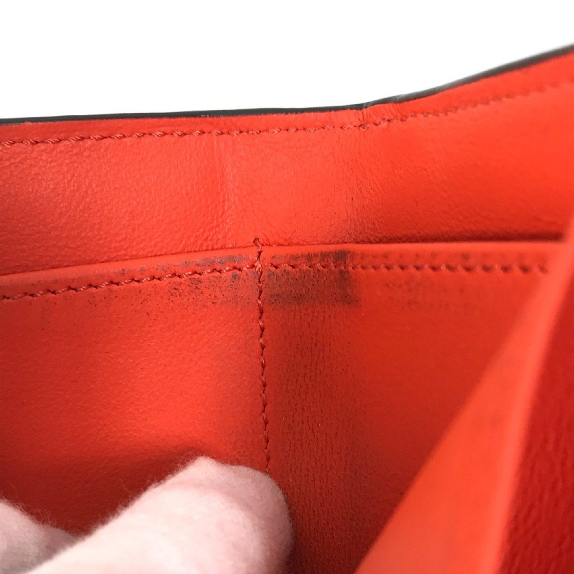 Fendi FENDI 8M0426 Peekaboo Trifold Wallet, Leather, Women's, Orange Size ONE SIZE - 14 Thumbnail