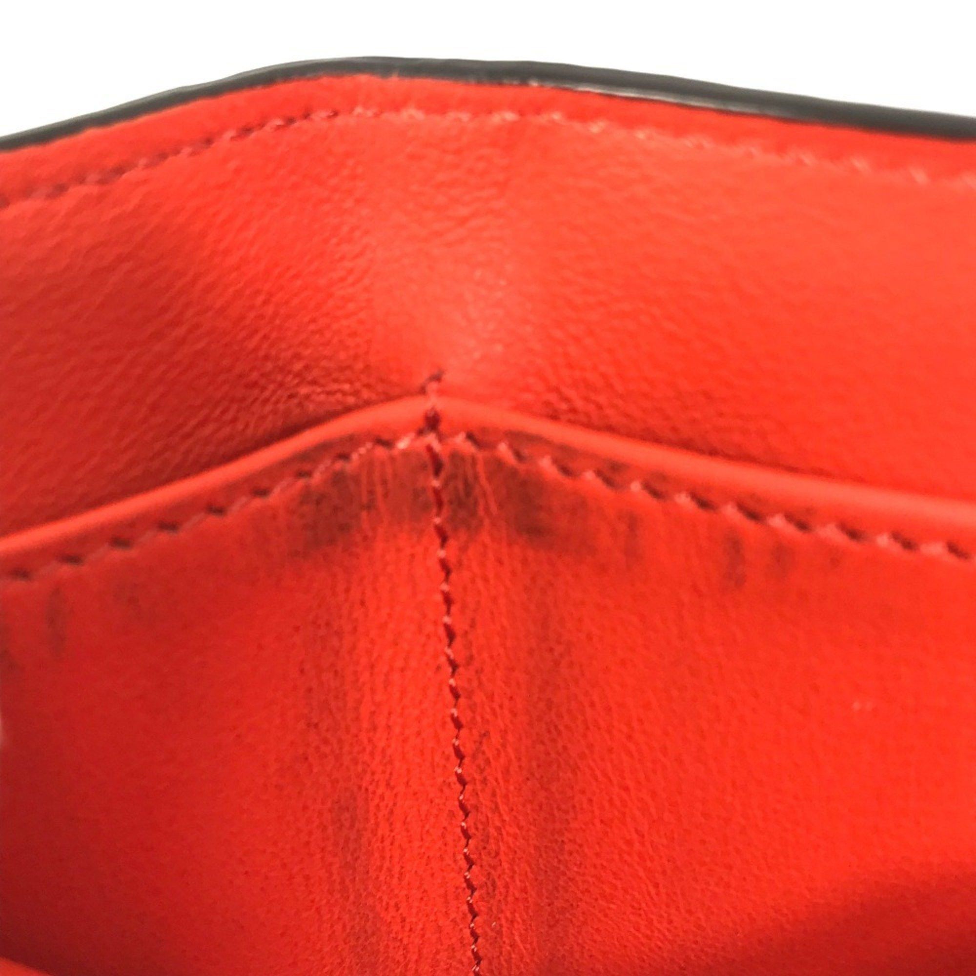Fendi FENDI 8M0426 Peekaboo Trifold Wallet, Leather, Women's, Orange Size ONE SIZE - 15 Thumbnail