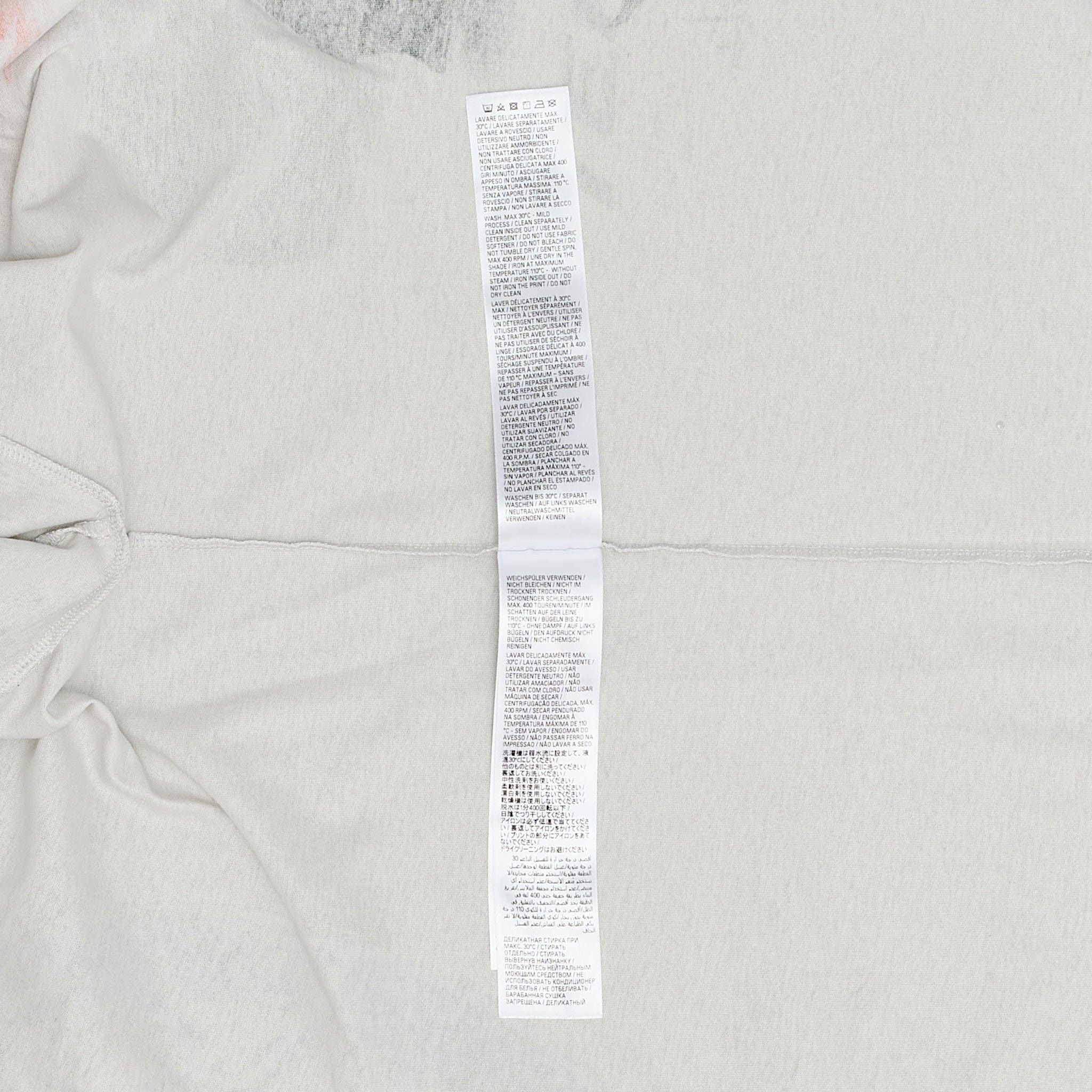 x Lamborghini Logo Short Sleeve Tee Shirt Dirty White Multi