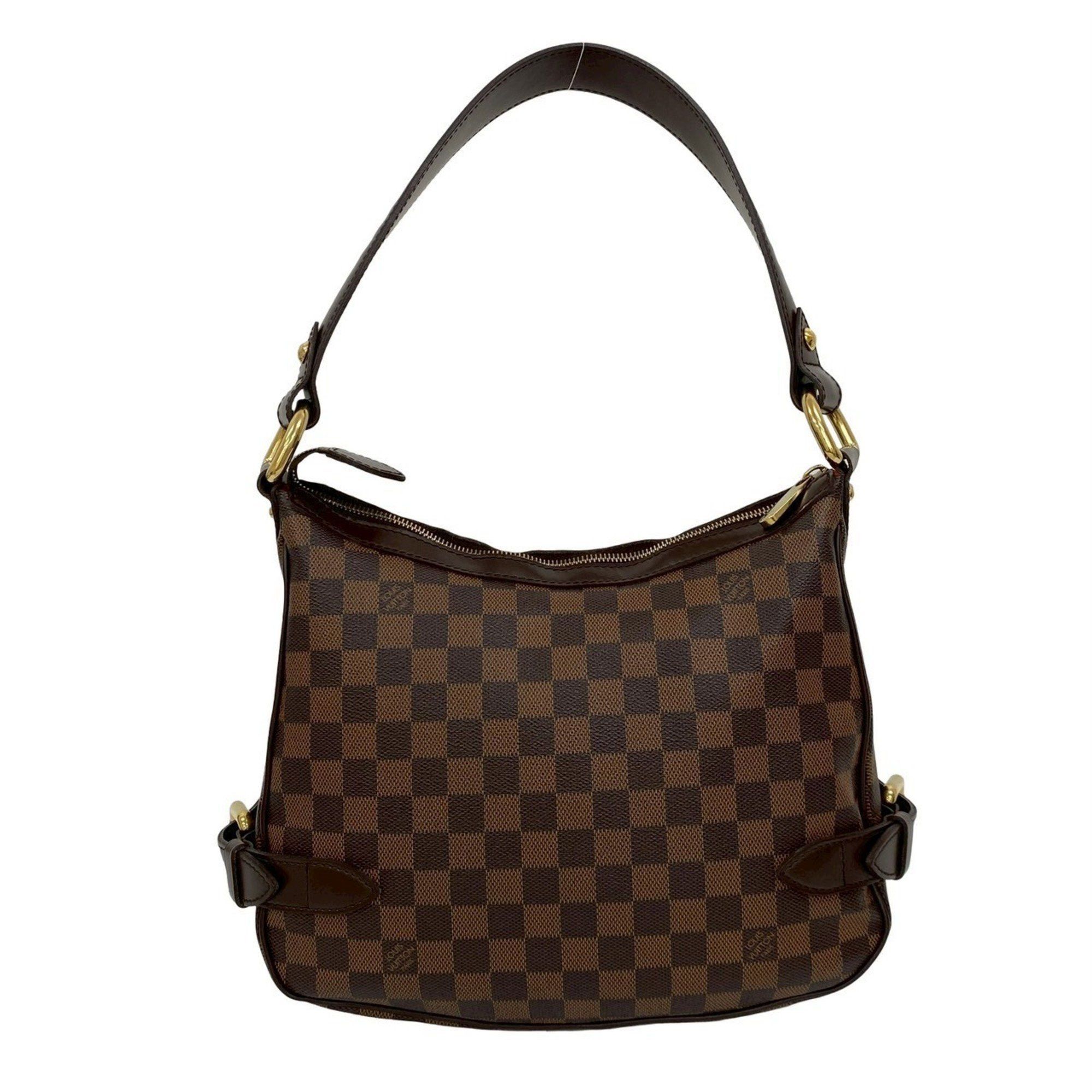 Louis Vuitton LOUIS VUITTON Highbury Damier Ebene Leather Semi-One Shoulder Bag Tote Brown 44227 Size ONE SIZE - 3 Thumbnail
