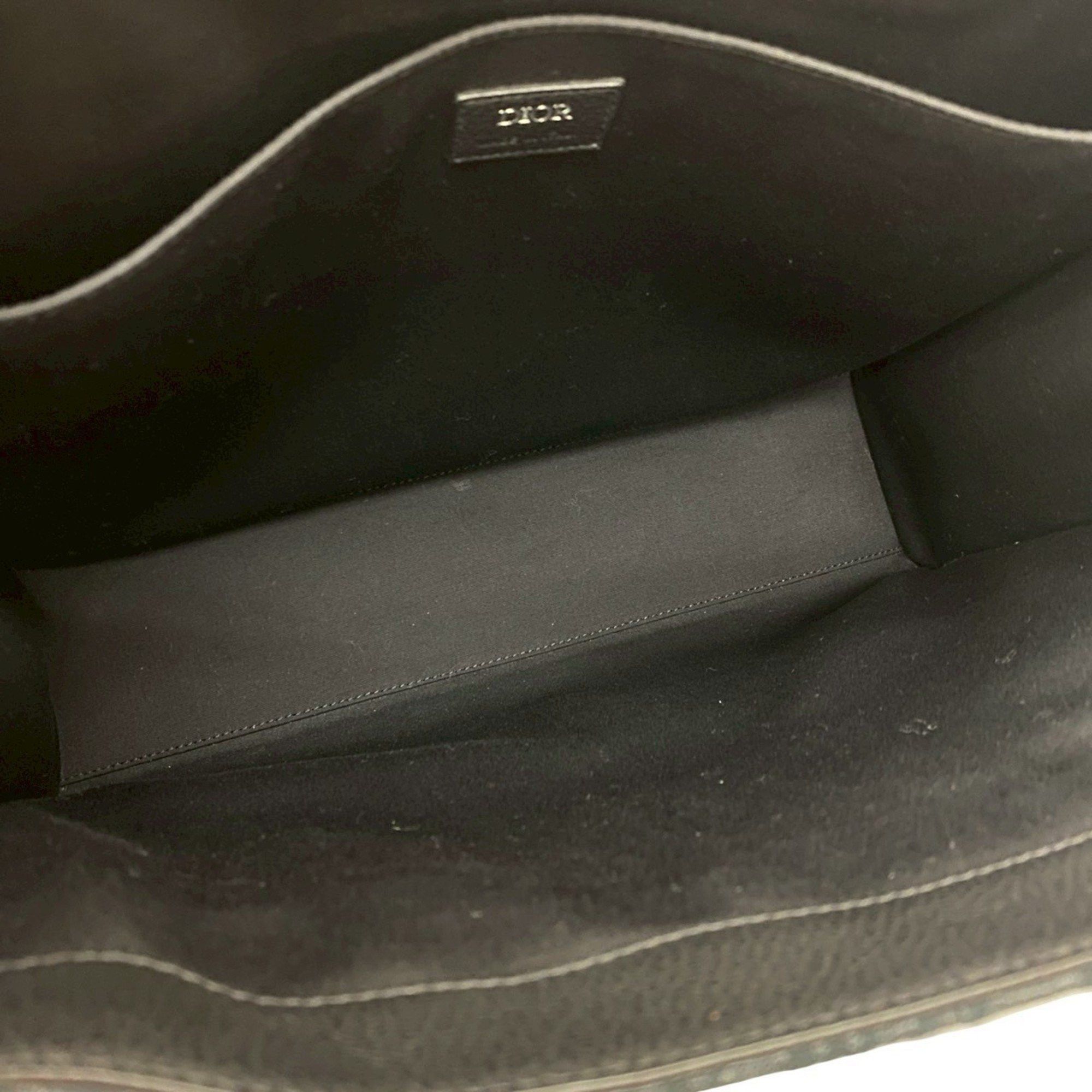 Dior Unused, stored Christian Dior Safari Tote Bag, Oblique Canvas and Leather, Black, 177-5 Size ONE SIZE - 9 Thumbnail