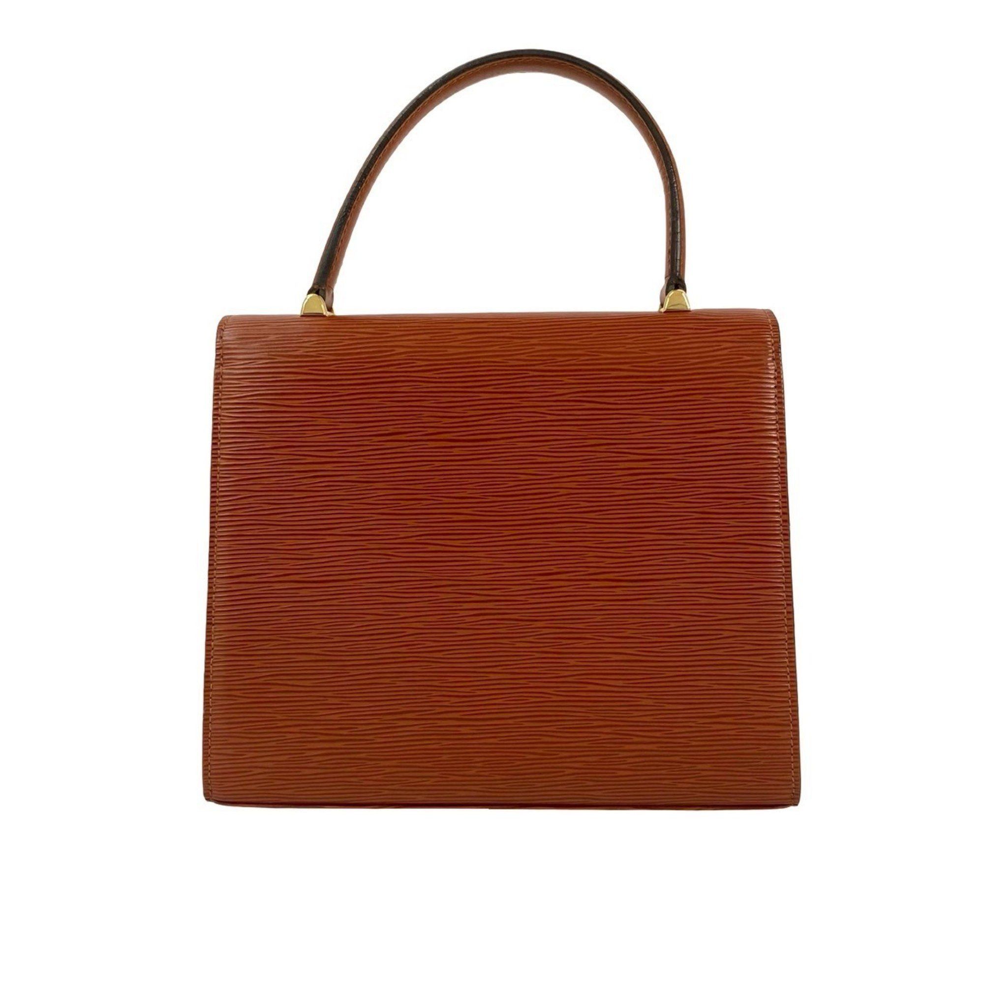 LOUIS VUITTON Vintage Malesherbes Epi Leather Turnlock Handbag