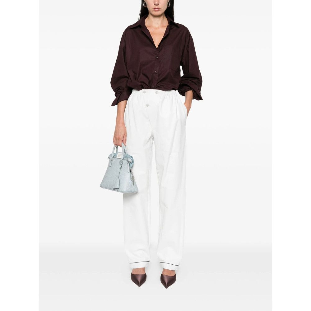 Prada Prada WHITE Trousers - Straight Trousers Size 26" / US 2 / IT 38 - 2 Thumbnail