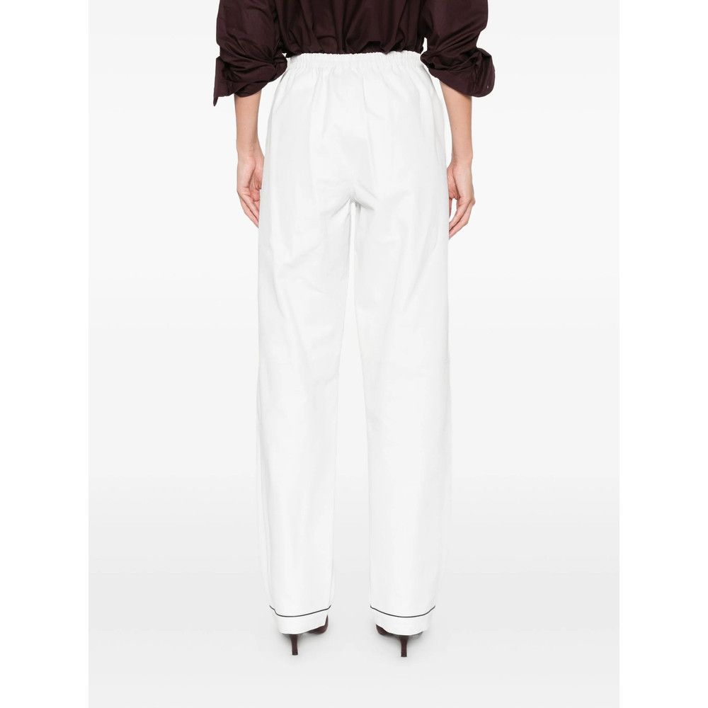 Prada Prada WHITE Trousers - Straight Trousers Size 26" / US 2 / IT 38 - 5 Thumbnail