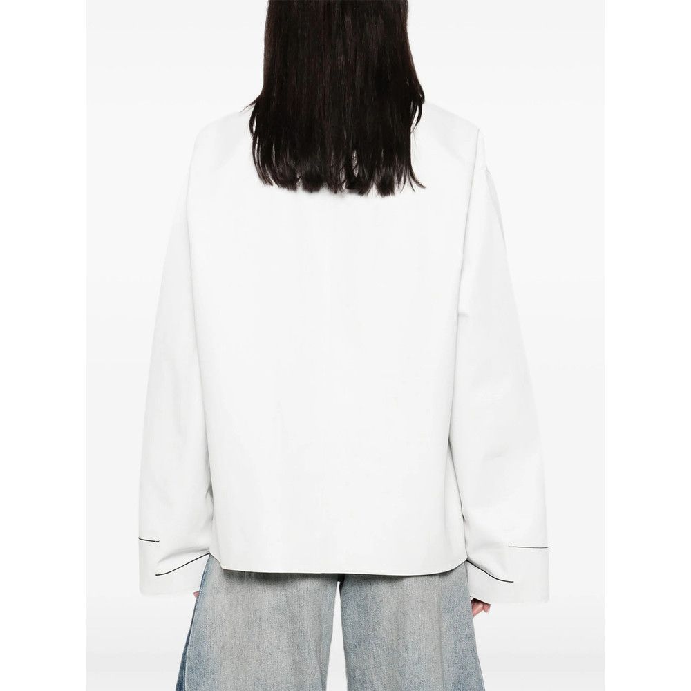 Prada Prada WHITE Jackets - Oversized Jackets Size S / US 4 / IT 40 - 5 Thumbnail