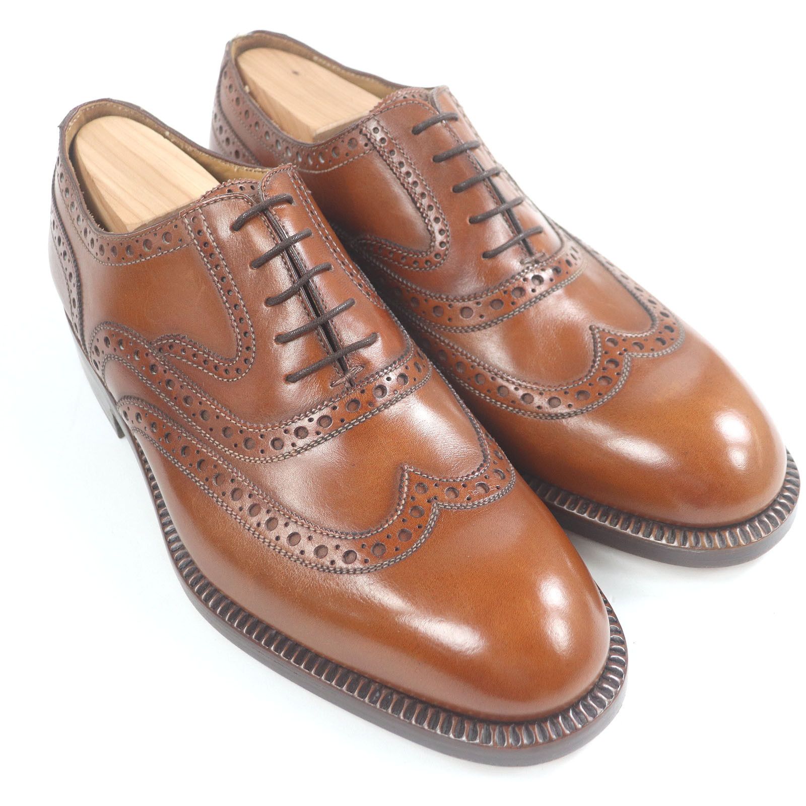 Other Other Francesco Benigno Full Leather Brogue Dress Shoes Leather Shoes DUTY FREE for USA Size ONE SIZE - 3 Thumbnail
