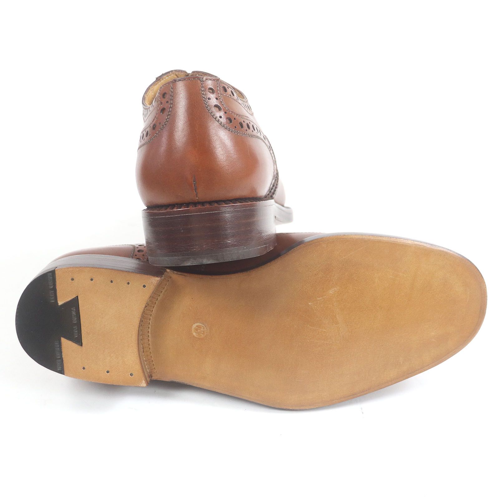 Other Other Francesco Benigno Full Leather Brogue Dress Shoes Leather Shoes DUTY FREE for USA Size ONE SIZE - 5 Thumbnail