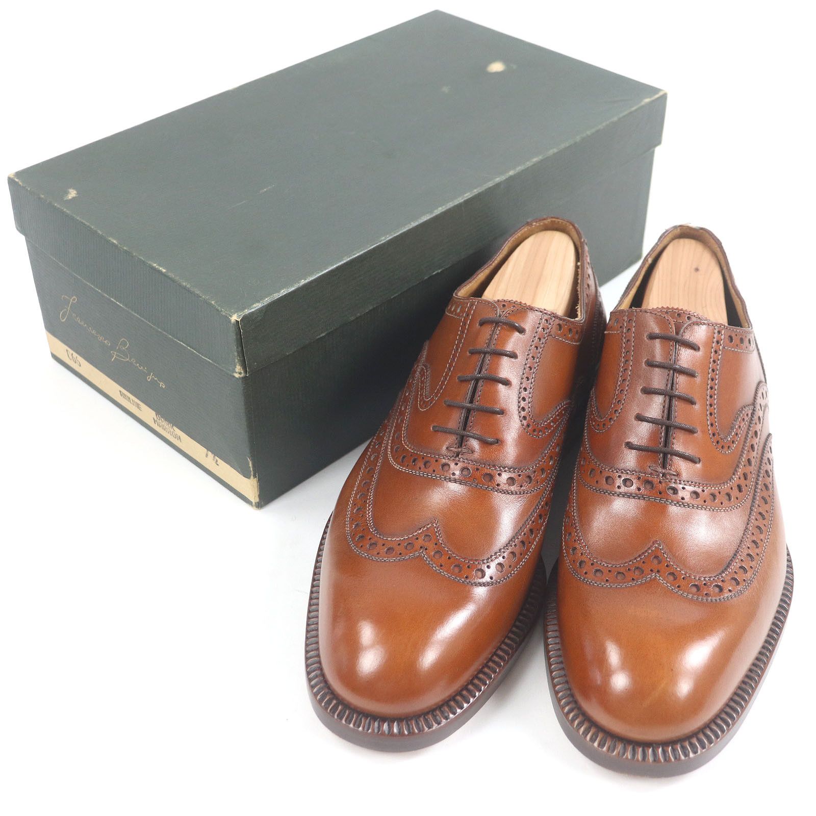 Other Other Francesco Benigno Full Leather Brogue Dress Shoes Leather Shoes DUTY FREE for USA Size ONE SIZE - 2 Thumbnail