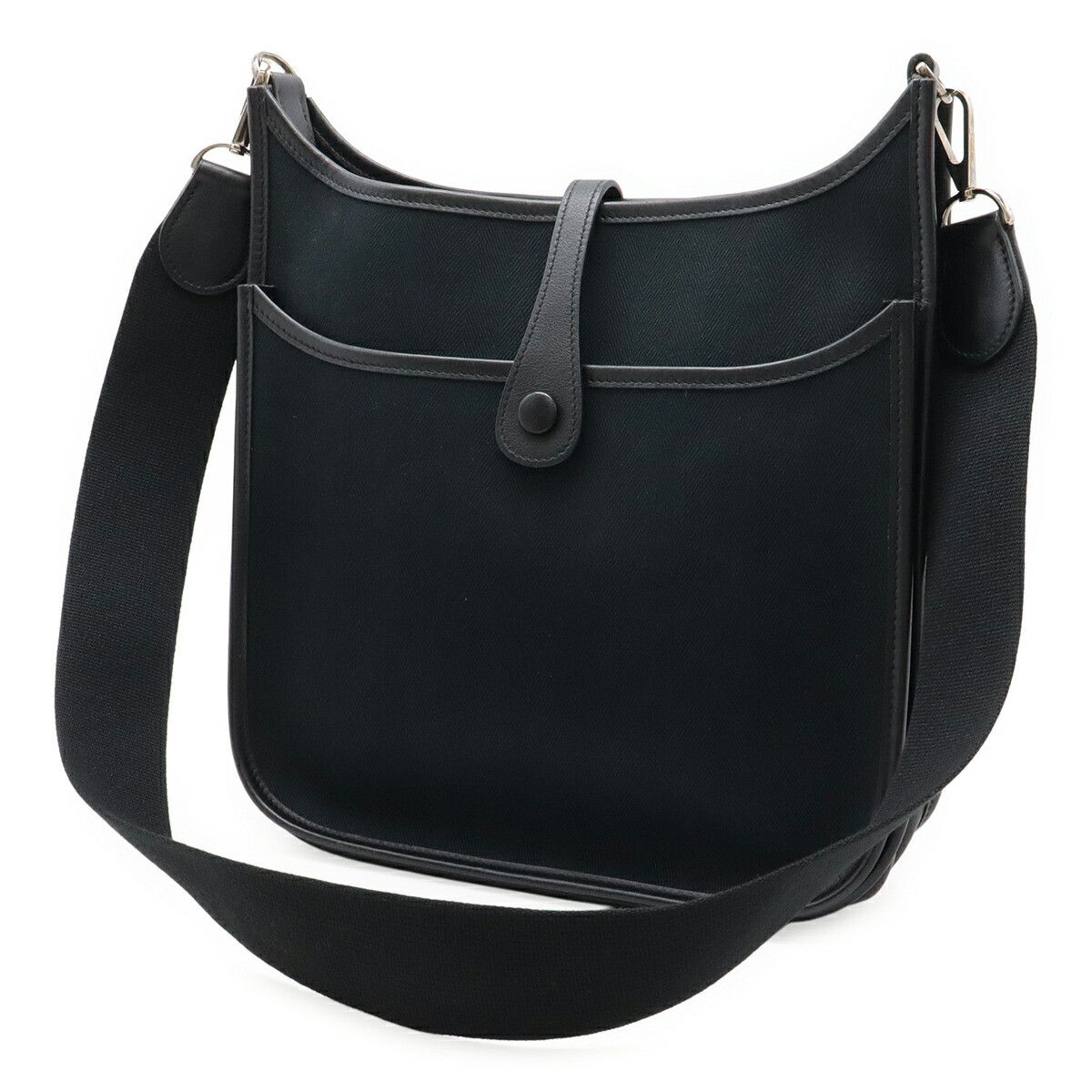 Hermes Hermes Hermes Evelyne II Toile H Leather Shoulder Bag Leather Shoulder Bag Stamp J (2006) DUTY FREE for USA Size ONE SIZE - 2 Thumbnail