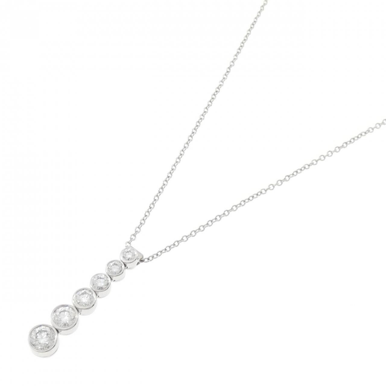 Tiffany & Co. Tiffany & Co. Tiffany Jazz Graduated Drop Platinum Diamond Necklace Metal Necklace DUTY FREE for USA Size ONE SIZE - 2 Thumbnail