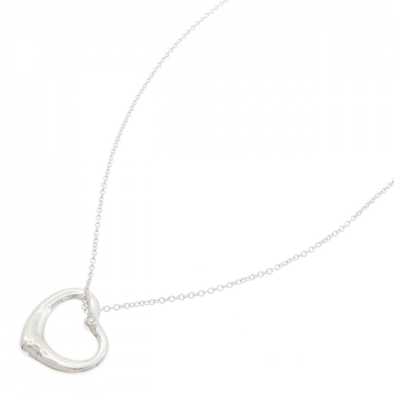 Tiffany & Co. Tiffany & Co. Tiffany & Co. Open Heart 925 Silver Necklace Metal Necklace 60020295 DUTY FREE for USA Size ONE SIZE - 2 Thumbnail