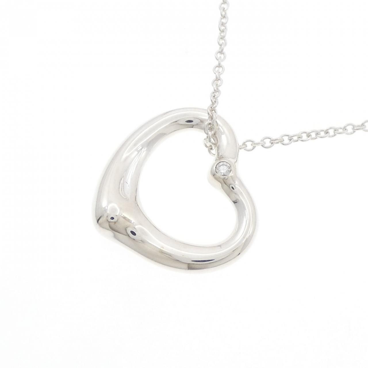 Tiffany & Co. Tiffany & Co. Tiffany & Co. Open Heart 925 Silver Necklace Metal Necklace 60020295 DUTY FREE for USA Size ONE SIZE - 3 Thumbnail