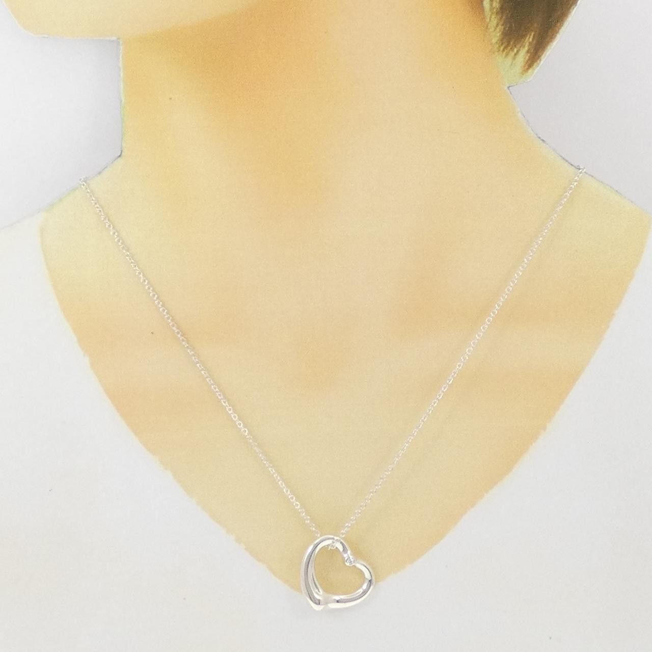 Tiffany & Co. Tiffany & Co. Tiffany & Co. Open Heart 925 Silver Necklace Metal Necklace 60020295 DUTY FREE for USA Size ONE SIZE - 6 Thumbnail