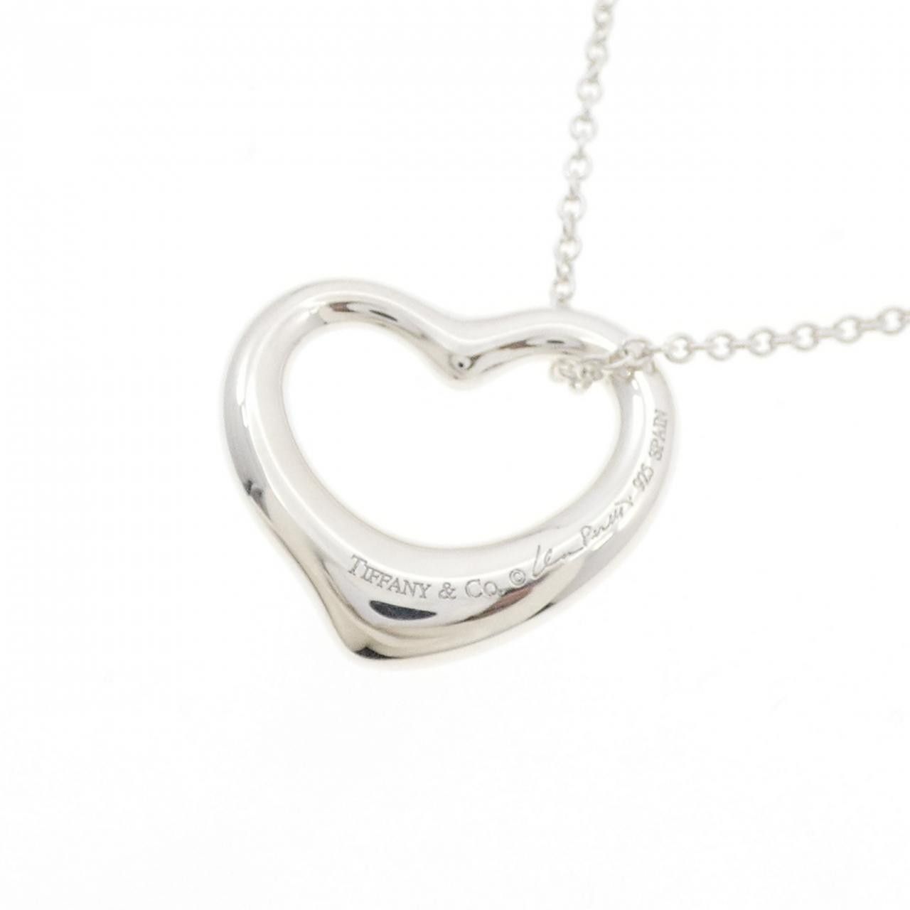 Tiffany & Co. Tiffany & Co. Tiffany & Co. Open Heart 925 Silver Necklace Metal Necklace 60020295 DUTY FREE for USA Size ONE SIZE - 4 Thumbnail
