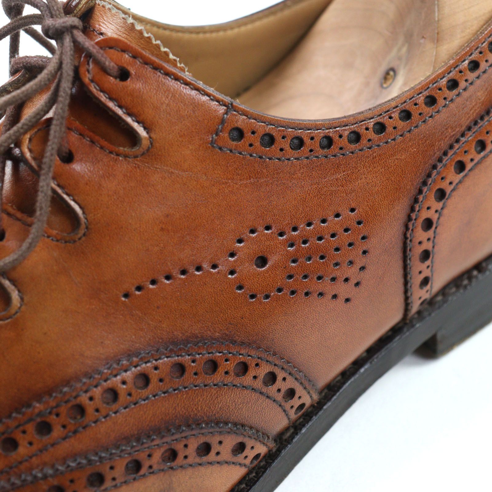 Other Other Crockett&Jones GHILLIE 2 Leather Wingtip Shoes Leather Shoes DUTY FREE for USA Size ONE SIZE - 8 Thumbnail