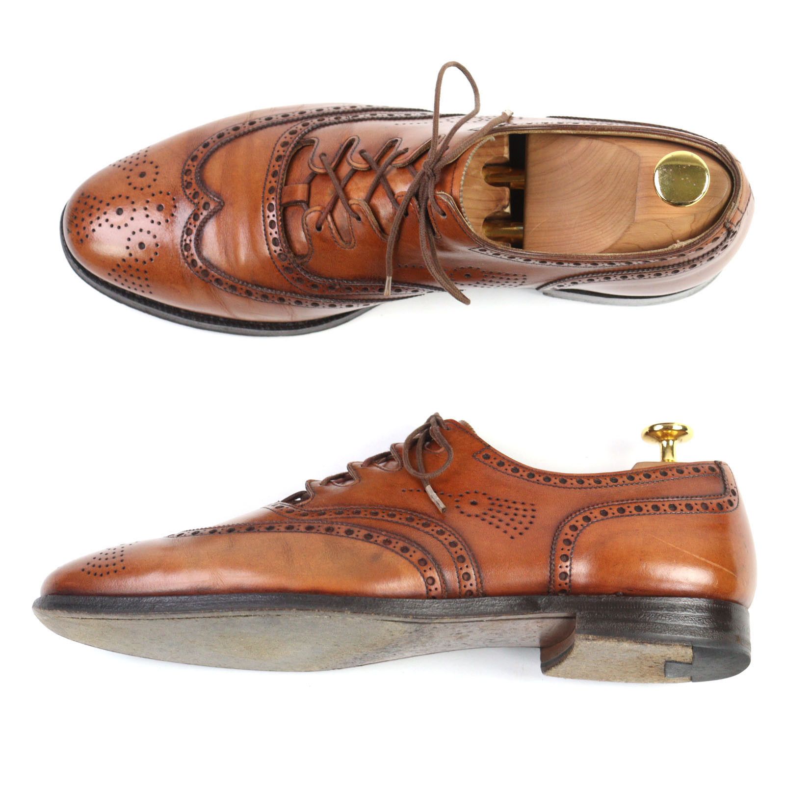 Other Other Crockett&Jones GHILLIE 2 Leather Wingtip Shoes Leather Shoes DUTY FREE for USA Size ONE SIZE - 3 Thumbnail