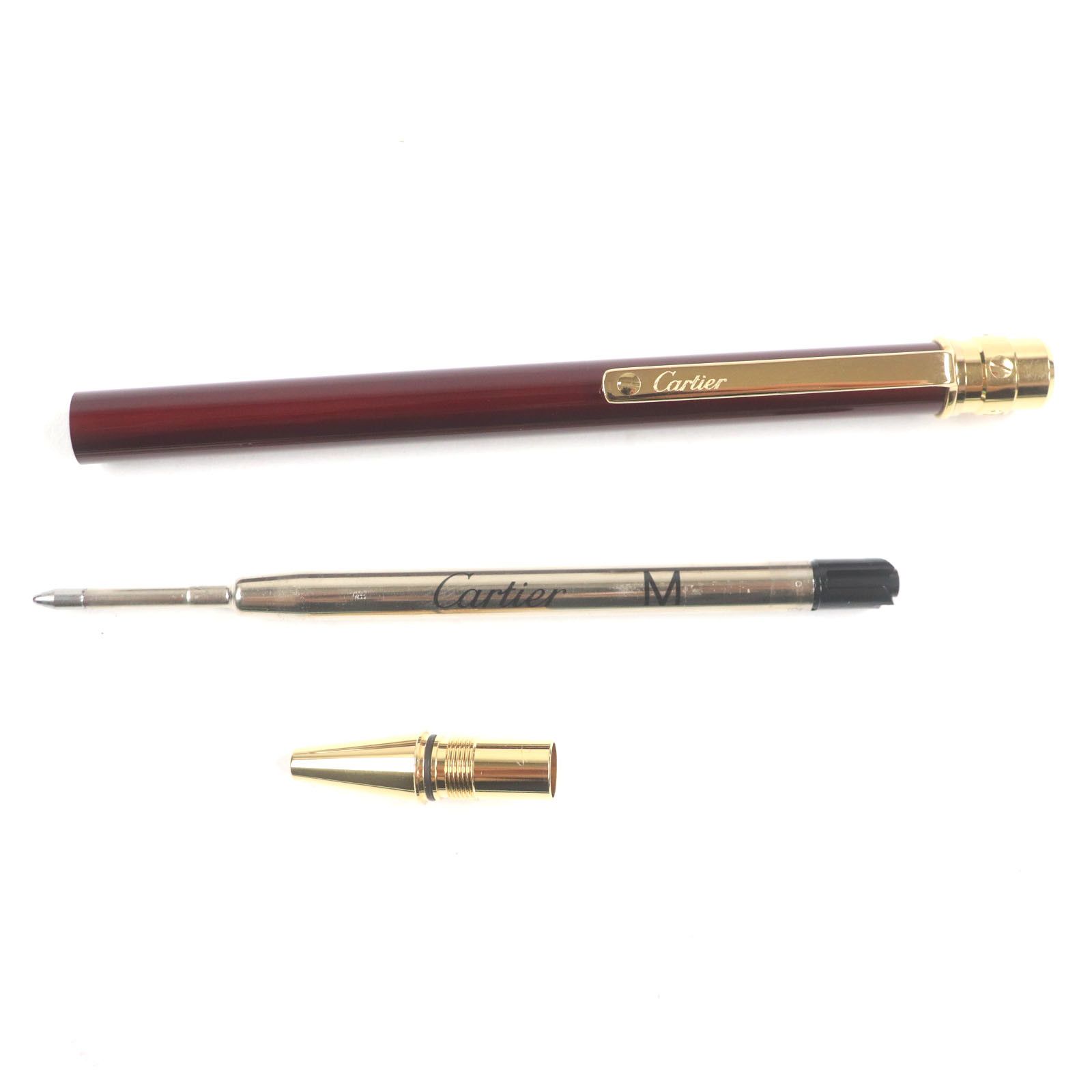 Cartier Cartier Cartier Santos de Cartier Ballpoint Pen Metal Pen DUTY FREE for USA Size ONE SIZE - 4 Thumbnail