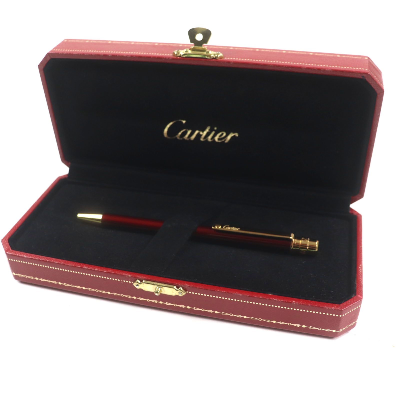 Cartier Cartier Cartier Santos de Cartier Ballpoint Pen Metal Pen DUTY FREE for USA Size ONE SIZE - 2 Thumbnail