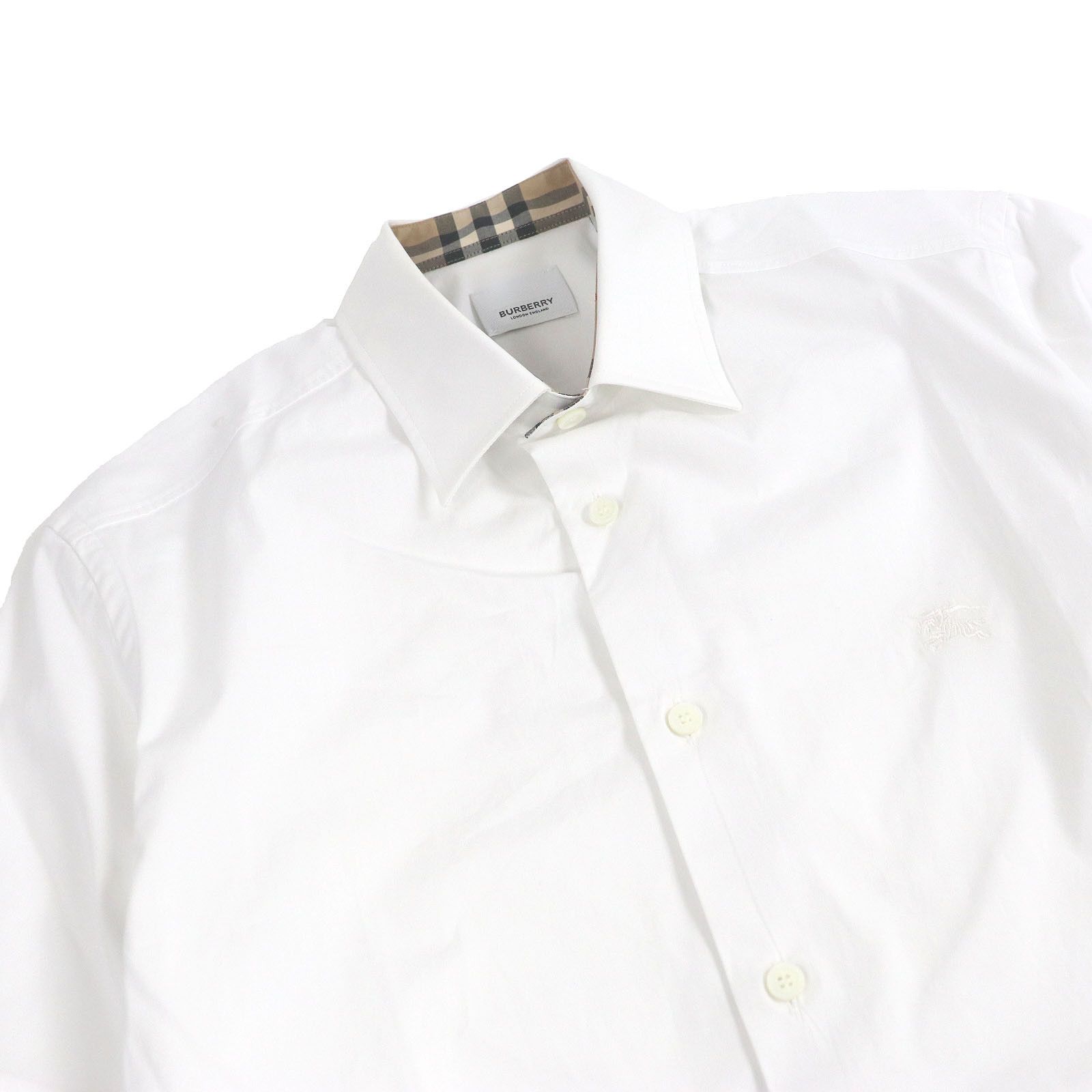 Burberry Burberry Burberry Short Sleeve Shirt Cotton Dress Shirt DUTY FREE for USA Size ONE SIZE - 2 Thumbnail