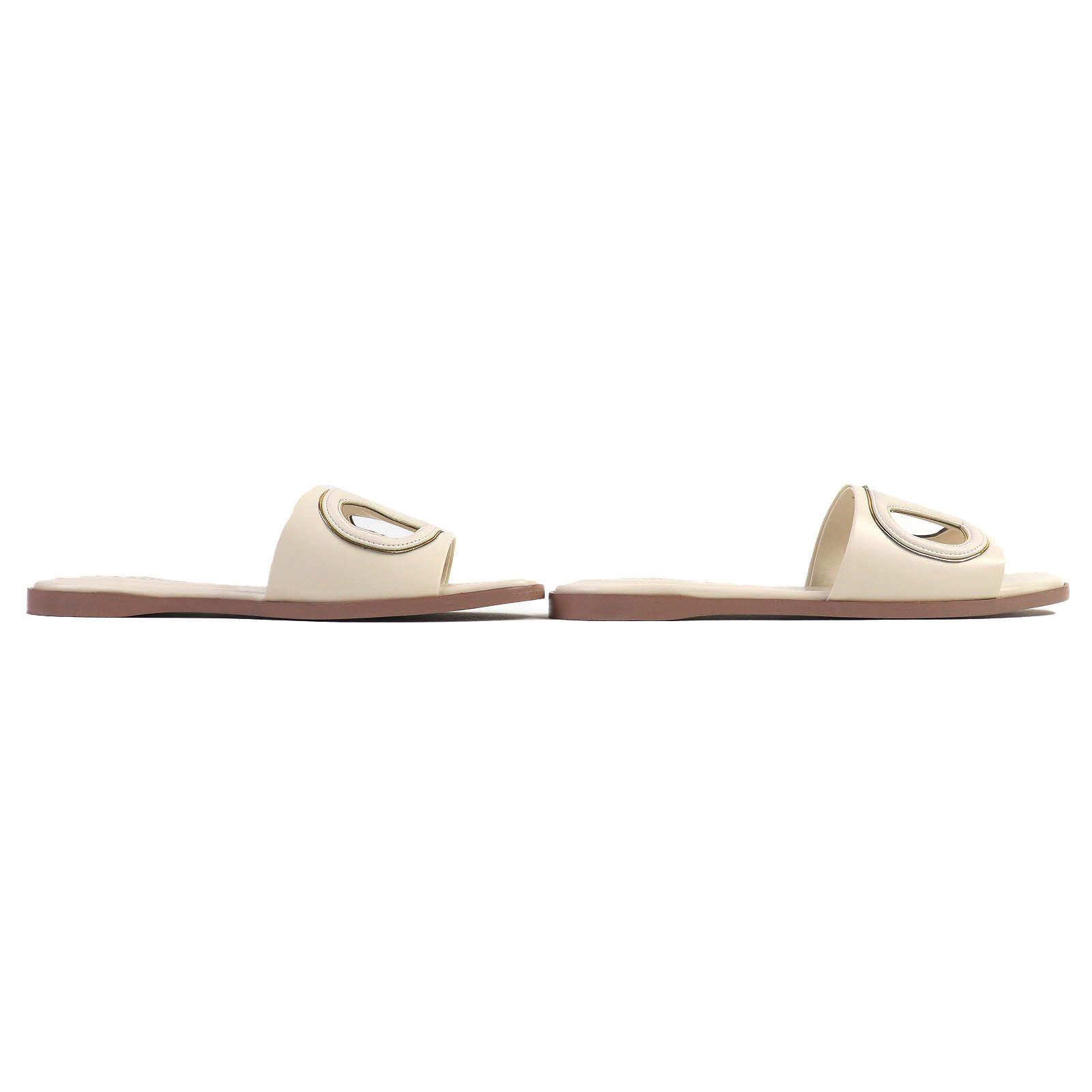 Valentino Valentino Valentino Garavani V Logo Cutout Leather Sandals Leather Shoes 4W2S0IB0 DUTY FREE for USA Size ONE SIZE - 4 Thumbnail