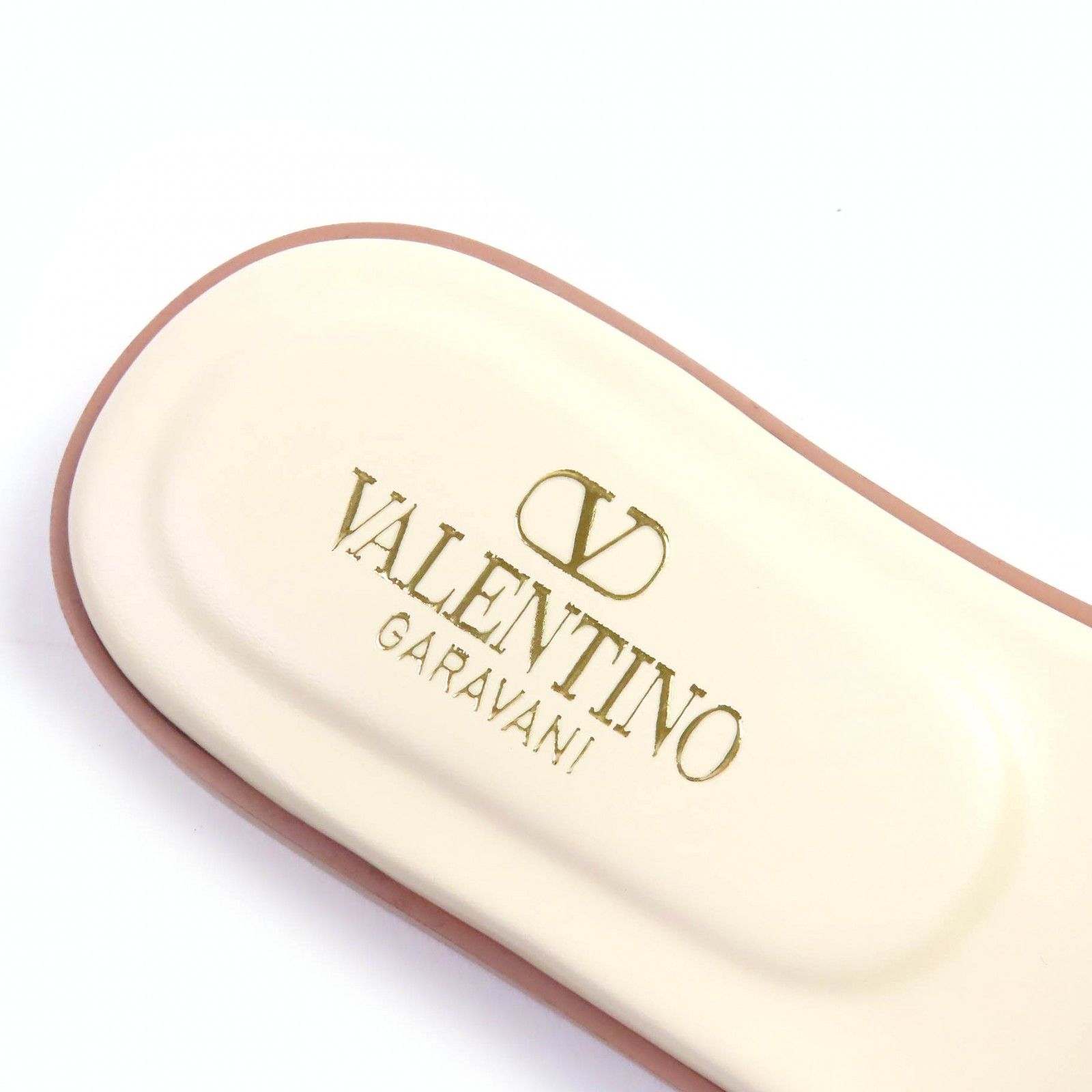 Valentino Valentino Valentino Garavani V Logo Cutout Leather Sandals Leather Shoes 4W2S0IB0 DUTY FREE for USA Size ONE SIZE - 10 Thumbnail