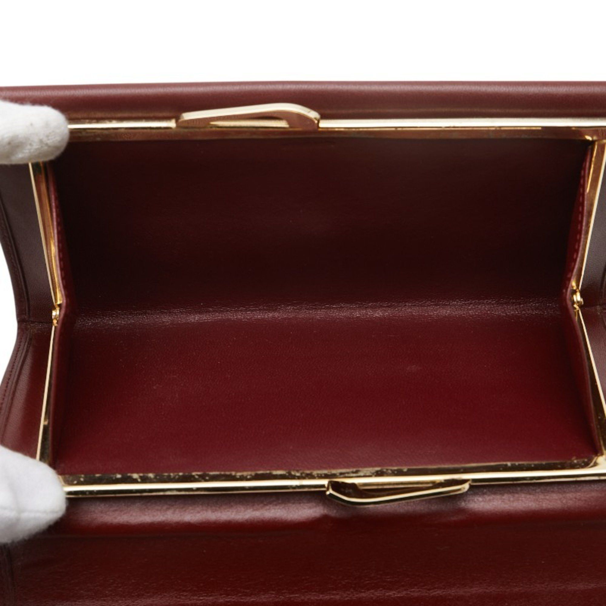 Cartier Cartier Must Line Long Wallet, Bordeaux and Wine Red Leather, Women's, CARTIER Size ONE SIZE - 11 Thumbnail