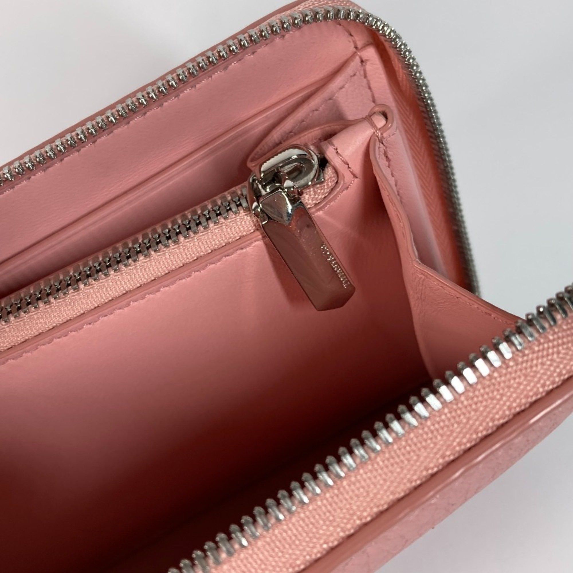 Tiffany & Co. TIFFANY & Co. 72458575 Japan-exclusive Return to Tiffany Heart Large Zip Wallet, Women's Leather, Blush Pink Size ONE SIZE - 9 Thumbnail