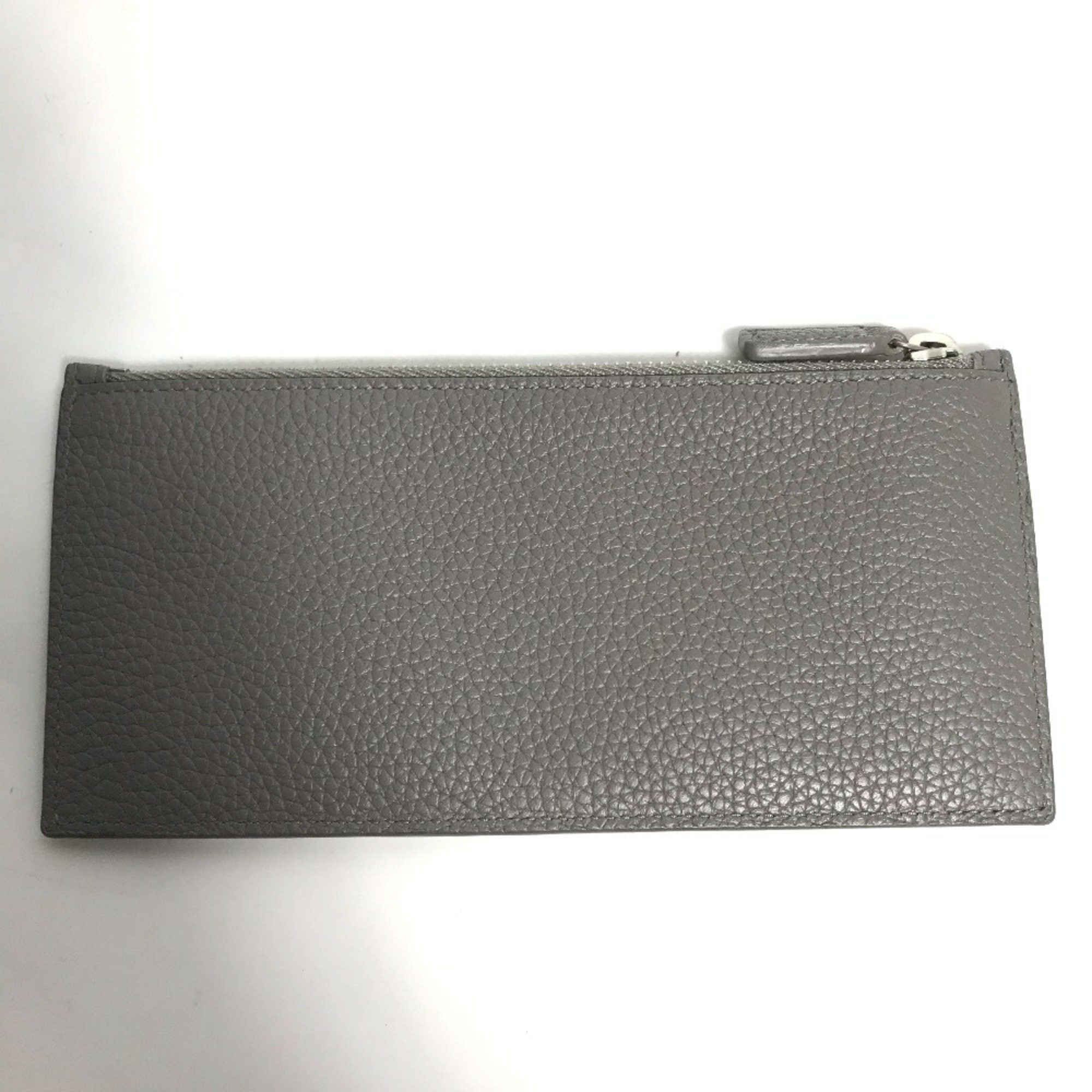 Yves Saint Laurent YVES SAINT LAURENT 504981 Sac de Jour Long Wallet with Coin Case, Leather, Gray, Women's Size ONE SIZE - 11 Thumbnail