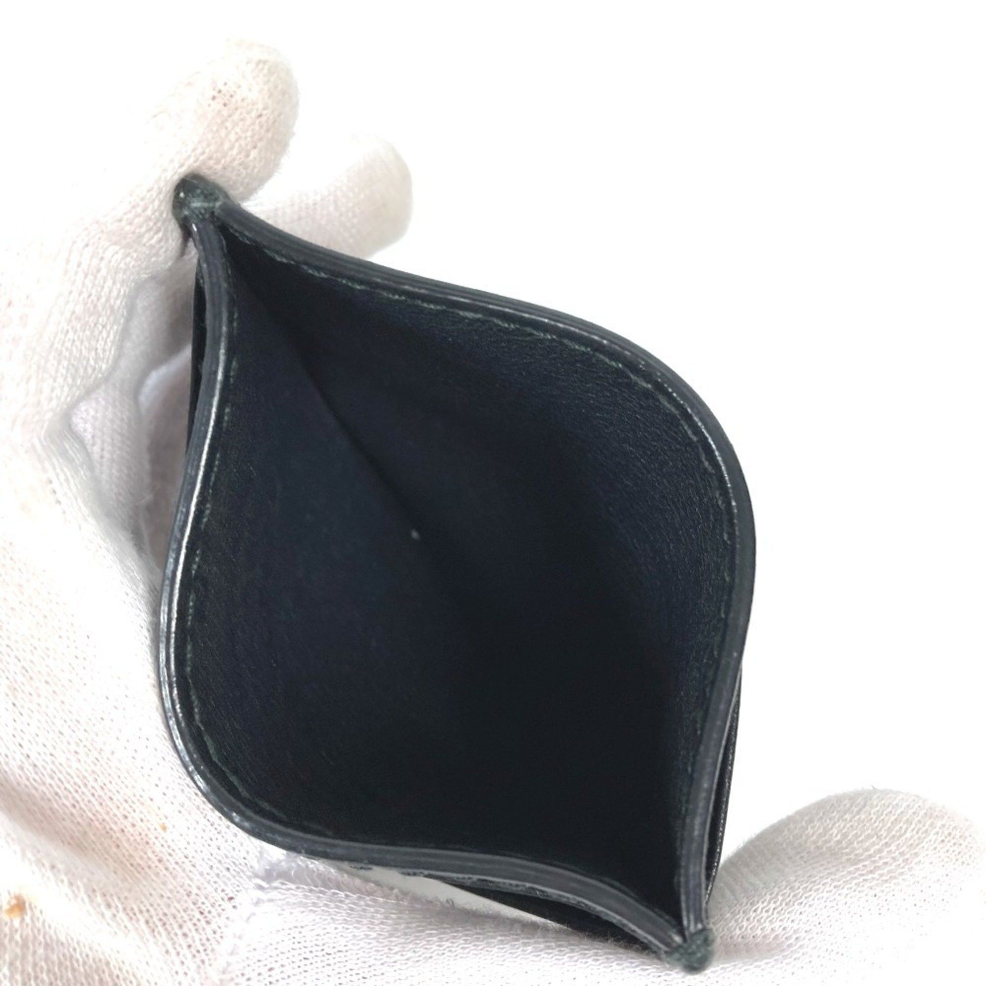 Dior Christian Dior Dior 26-MA-1128 Pass Case, Logo, Business Card Holder, Leather, Unisex, Black Size ONE SIZE - 6 Thumbnail