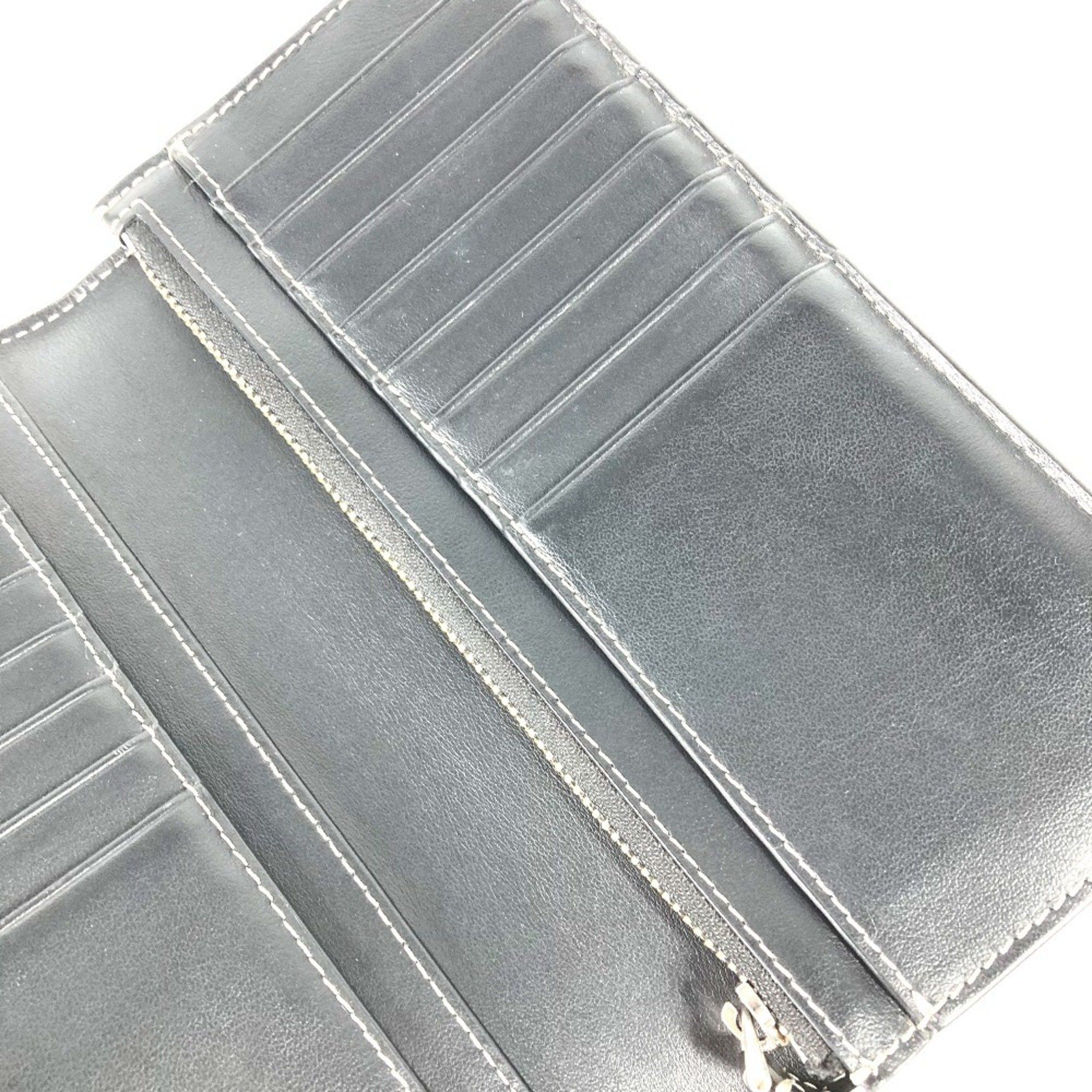 Burberry BURBERRY 8052803 Giant Check Bifold Long Wallet in PVC, Men's, Dark Birch Brown Size ONE SIZE - 5 Thumbnail
