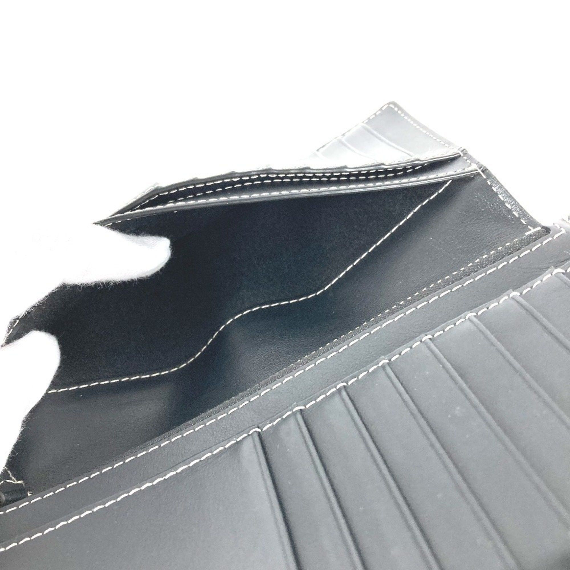 Burberry BURBERRY 8052803 Giant Check Bifold Long Wallet in PVC, Men's, Dark Birch Brown Size ONE SIZE - 7 Thumbnail