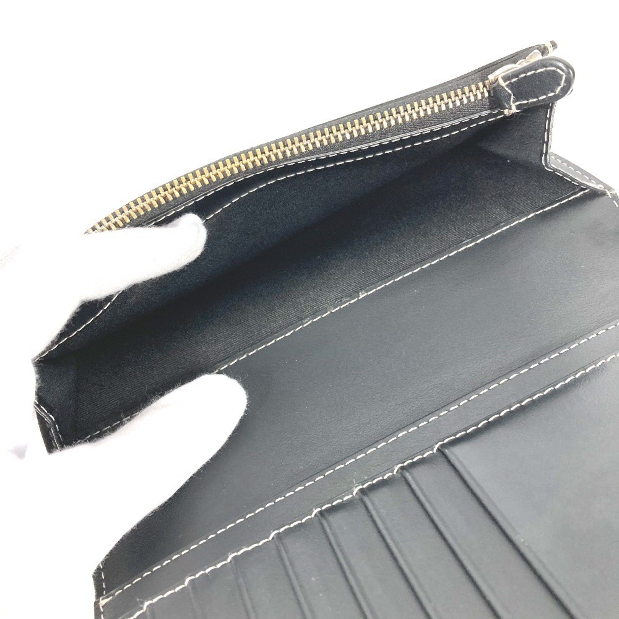 Burberry BURBERRY 8052803 Giant Check Bifold Long Wallet in PVC, Men's, Dark Birch Brown Size ONE SIZE - 6 Thumbnail