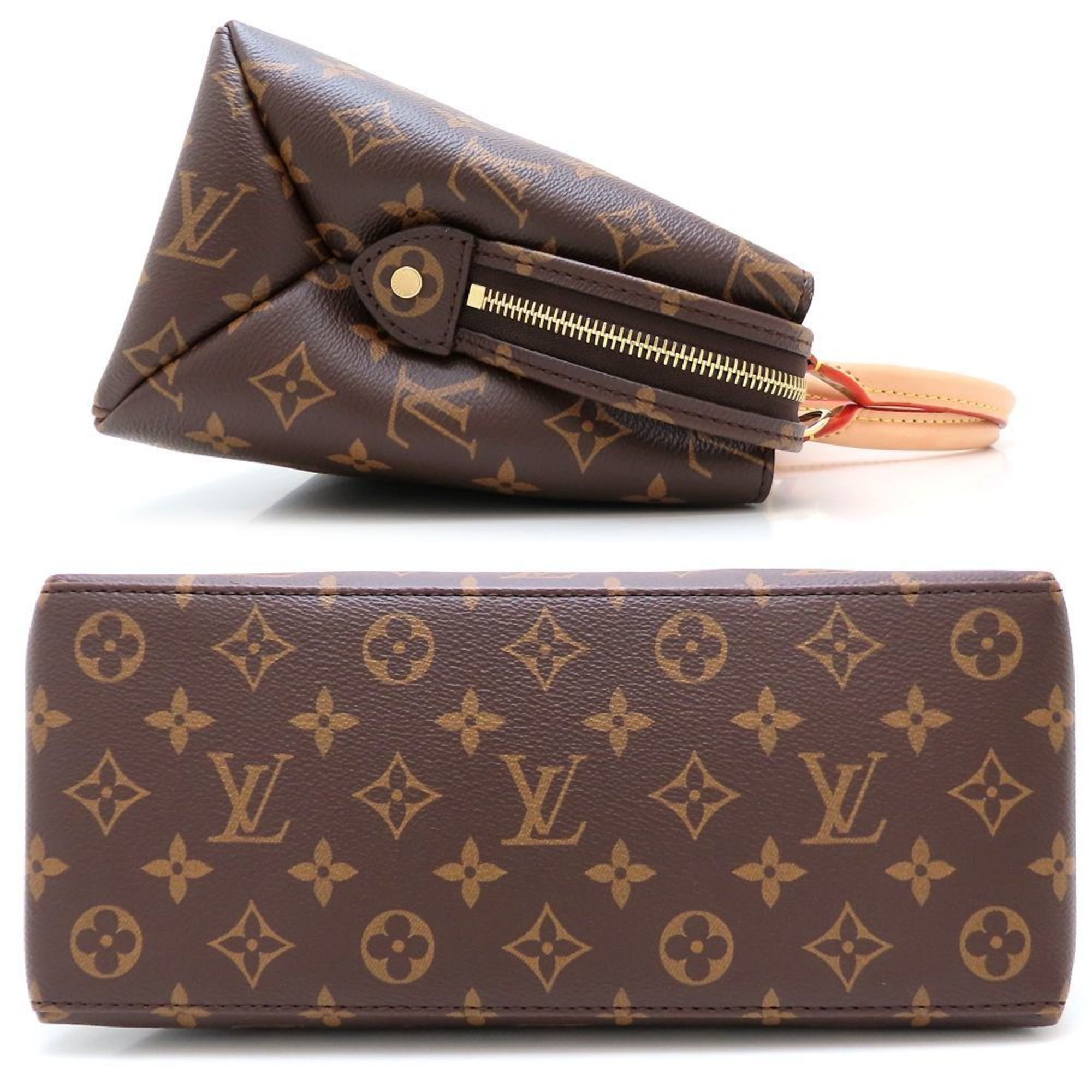 Louis Vuitton LOUIS VUITTON Monogram Petit Palais PM M45900 2-Way Handbag Brown Women's 352728 Size ONE SIZE - 2 Thumbnail