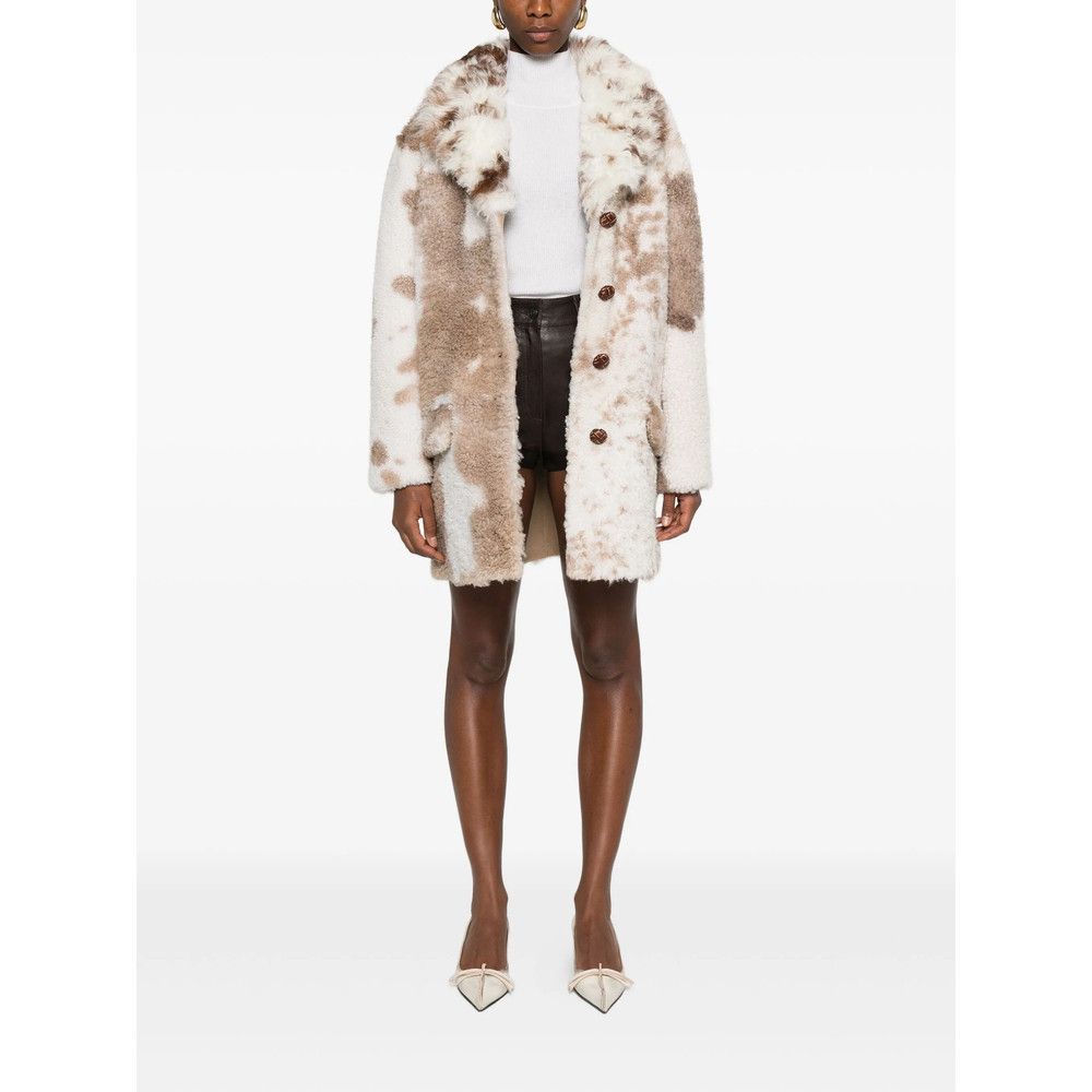 Prada Prada WHITE Coats - Leather Coats Size XS / US 0-2 / IT 36-38 - 3 Thumbnail