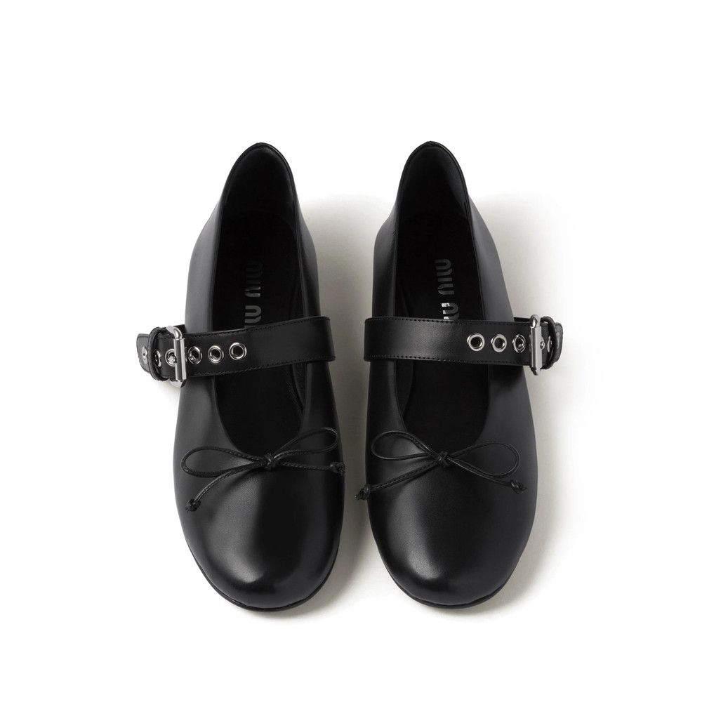 Miu Miu Miu Miu BLACK Ballet Flats Size US 11 / IT 41 - 2 Thumbnail