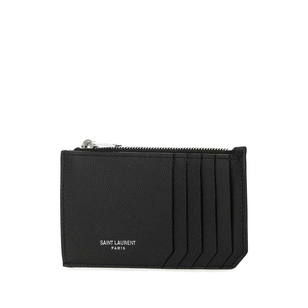 Saint Laurent Paris Saint Laurent BLACK Wallets & Cardholders Size ONE SIZE - 3 Thumbnail
