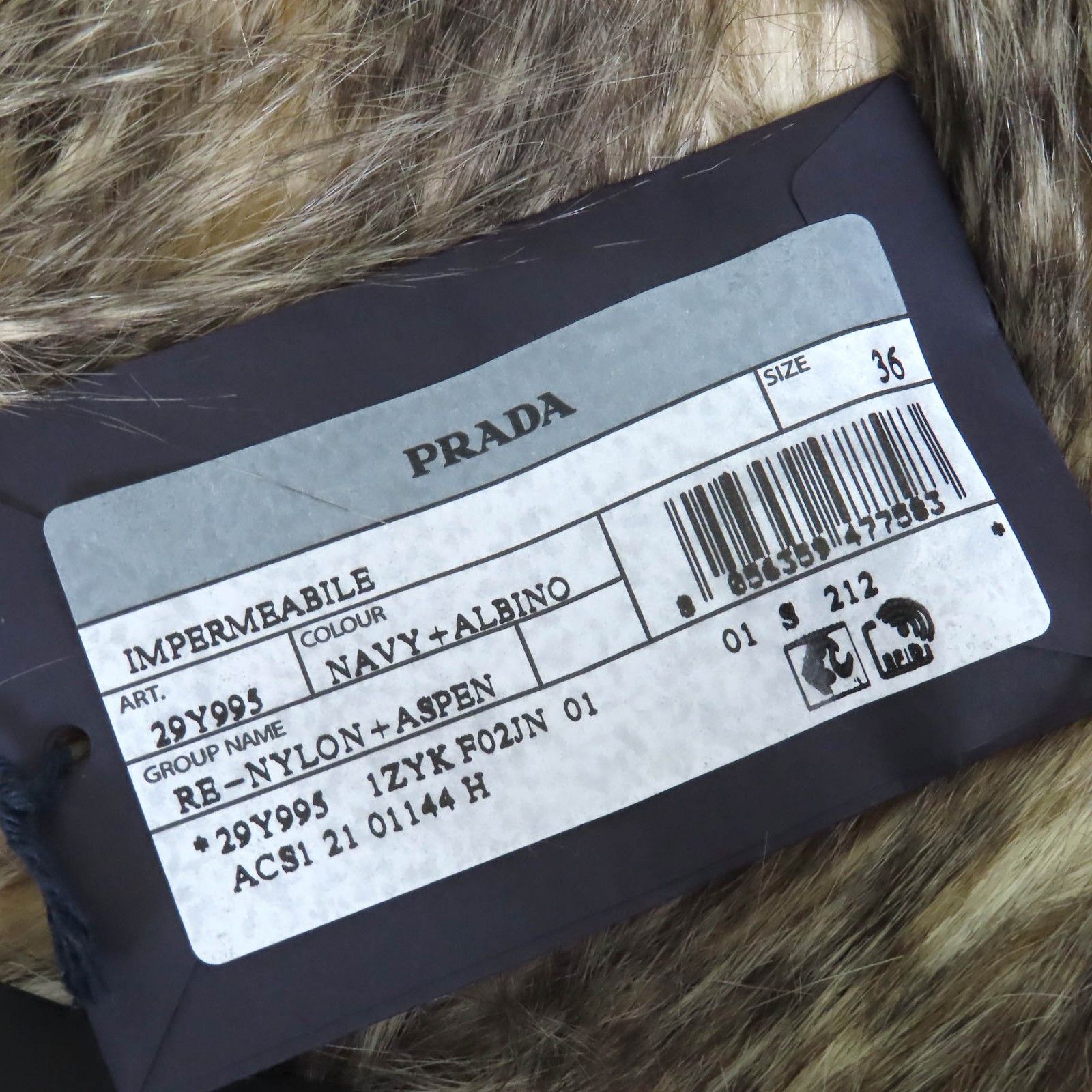 Prada Prada Prada Triangle logo pouch RE-NYLON Fur Hooded Coat Others Outerwear 29Y995 DUTY FREE for USA Size ONE SIZE - 10 Thumbnail