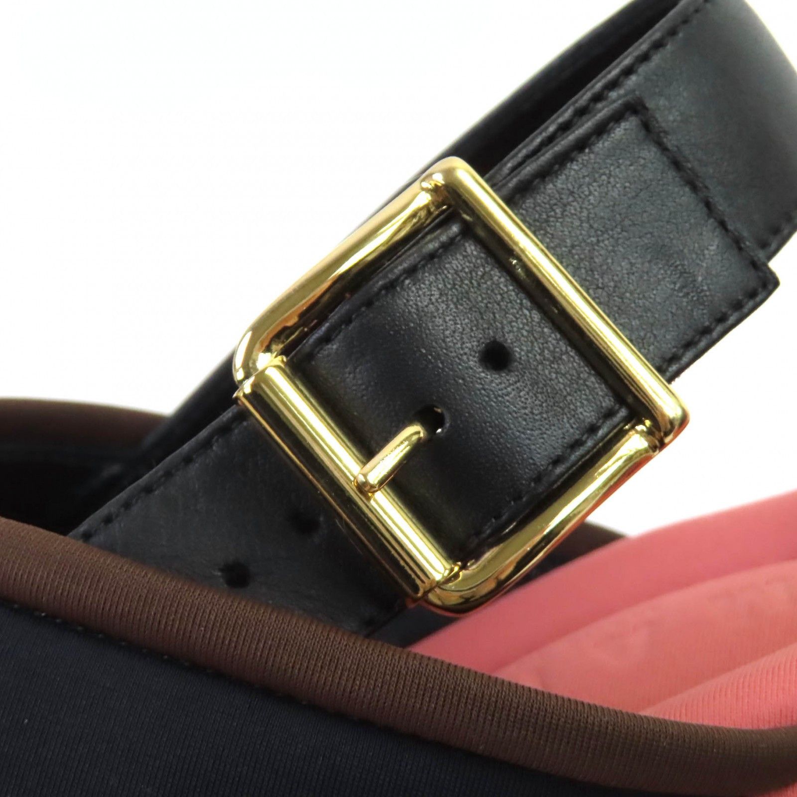 Marni Marni Marni Leather Cross Strap Platform Sandals Leather Shoes SAMA002708 DUTY FREE for USA Size ONE SIZE - 9 Thumbnail
