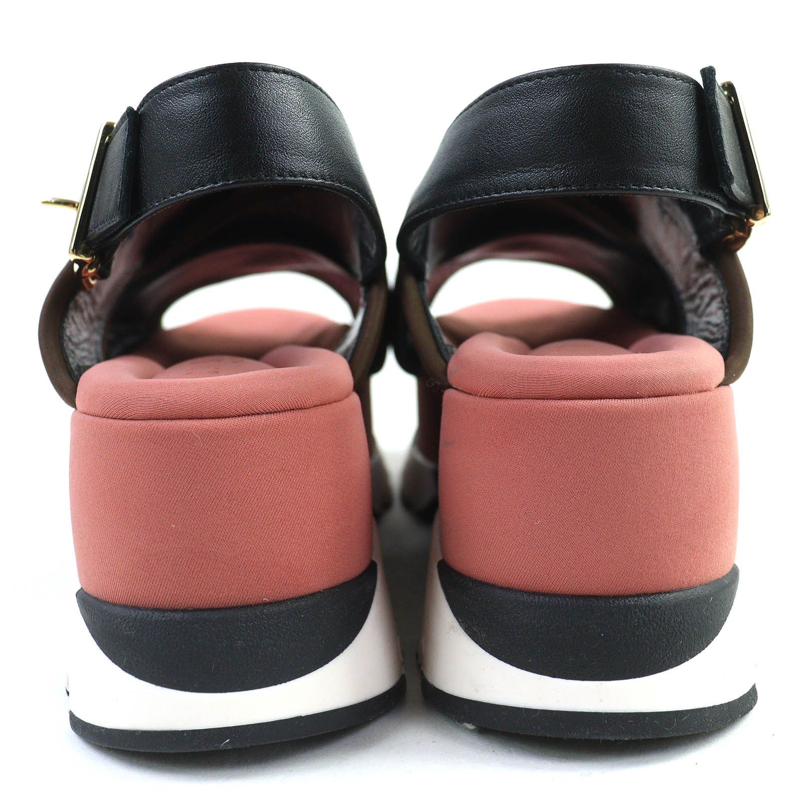 Marni Marni Marni Leather Cross Strap Platform Sandals Leather Shoes SAMA002708 DUTY FREE for USA Size ONE SIZE - 6 Thumbnail