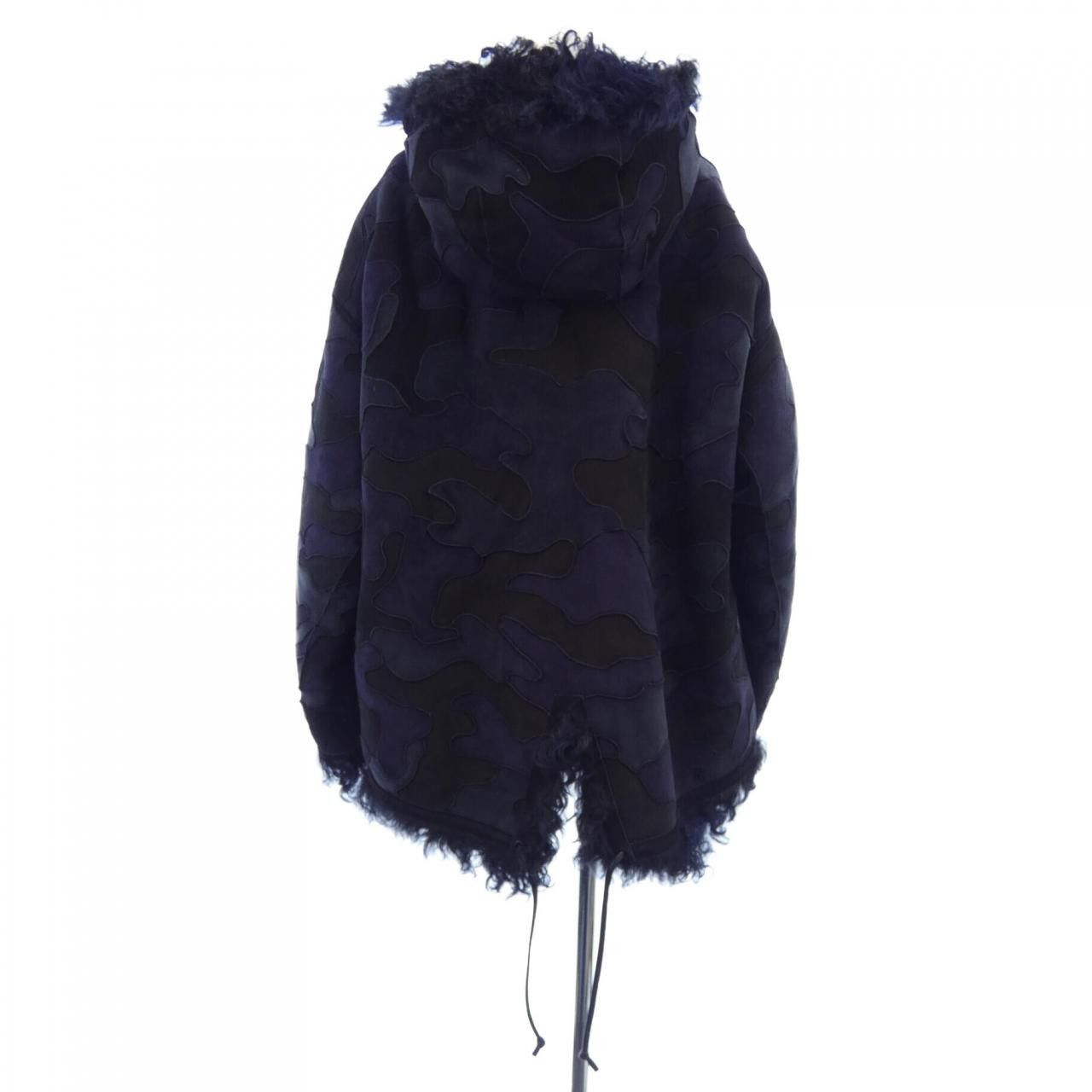 Dior Dior Christian Dior 018M36AL816 Lamb Shearling Jacket Leather Outerwear 018M36AL816 DUTY FREE for USA Size ONE SIZE - 2 Thumbnail