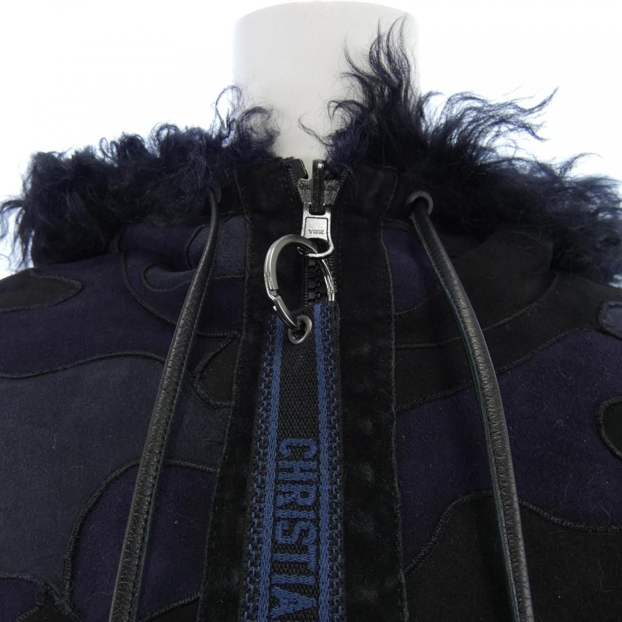 Dior Dior Christian Dior 018M36AL816 Lamb Shearling Jacket Leather Outerwear 018M36AL816 DUTY FREE for USA Size ONE SIZE - 4 Thumbnail